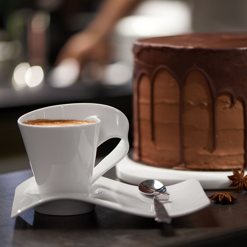 Villeroy & Boch Becher »Caffè Becher mit Henkel NewWave 250 ml 6er Set weiß«