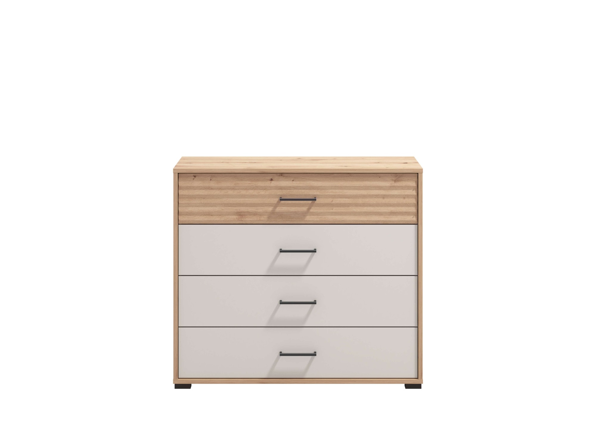 INOSIGN Schubkastenkommode »Modena Schubladenkommode Sideboard mit 4 Schubladen«, 93x40x82 cm, FSC®-zertifizierter Holzwerkstoff, Trendfarbe cashmere