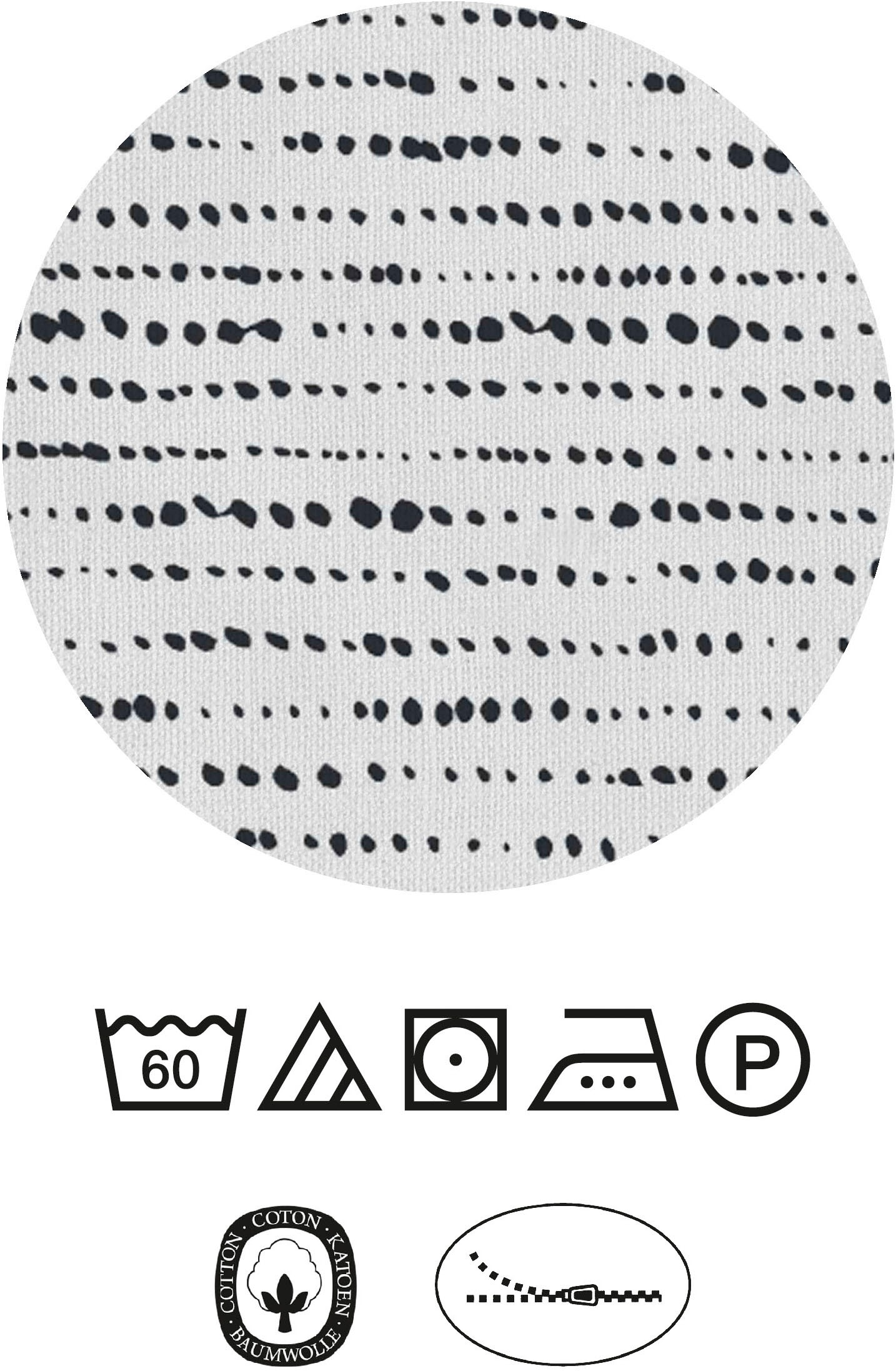HECHTER PARIS Wendebettwäsche »0041307«, hautsympathisch, 100% Baumwolle, Reißverschluss, ganzjährig, LOGO
