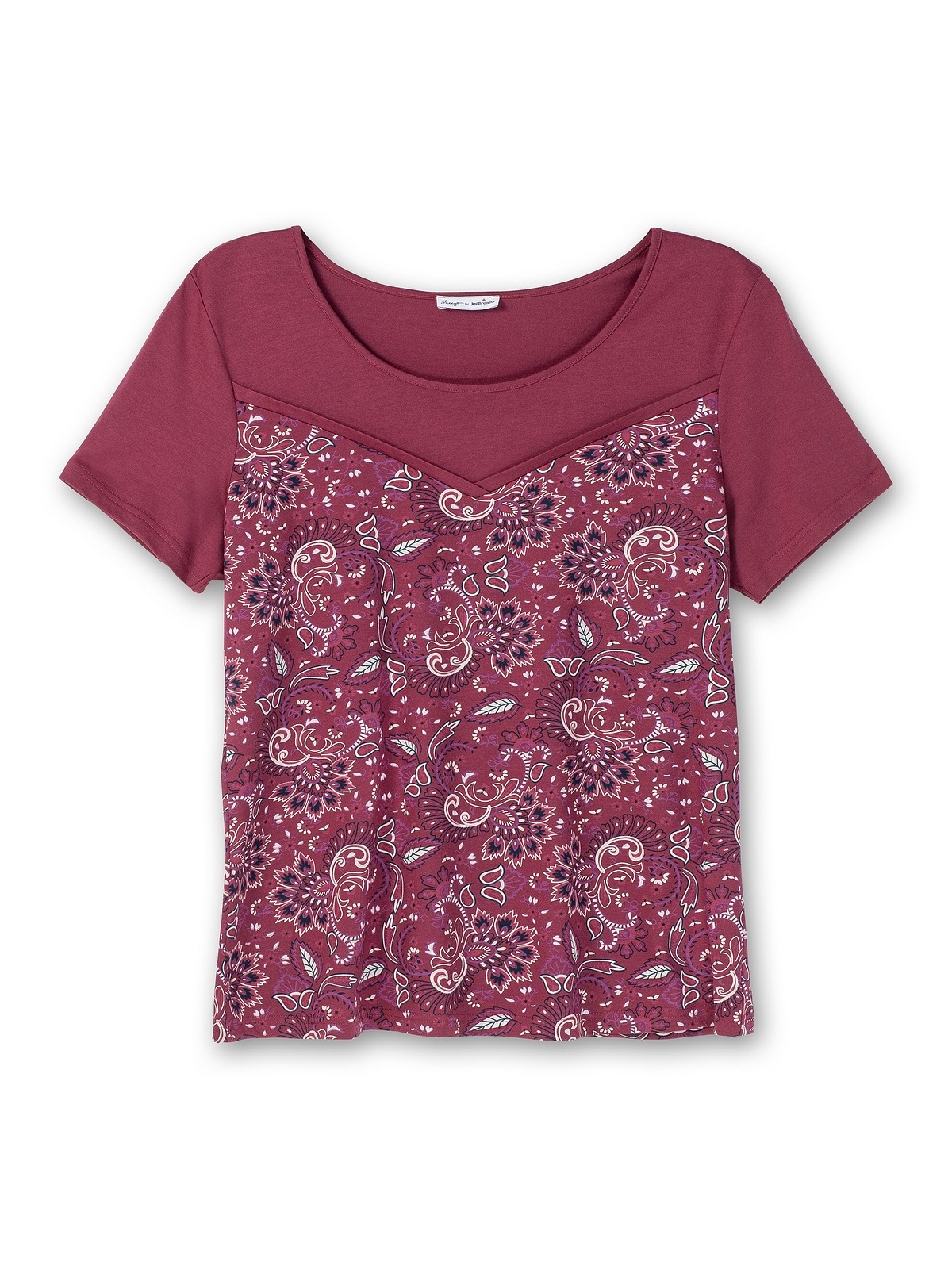 sheego by Joe Browns T-Shirt »Große Größen«, mit Paisleymuster