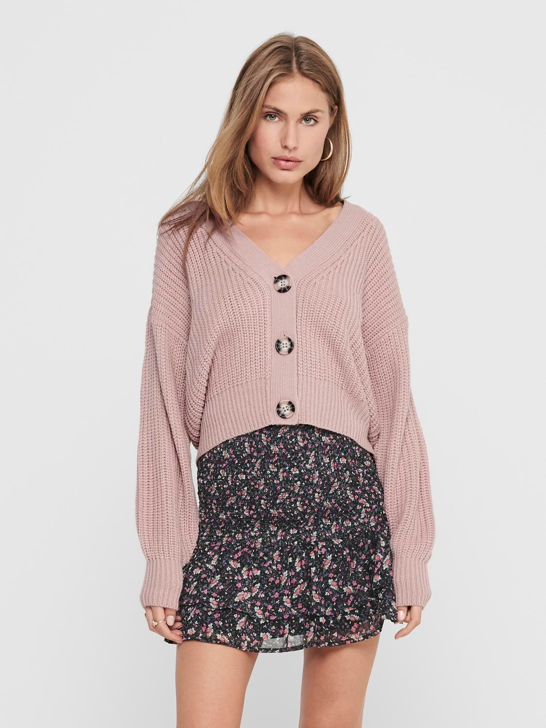 JDY Strickjacke "JDYJUSTY L/S SHORT CARDIGAN KNT NOOS" günstig online kaufen