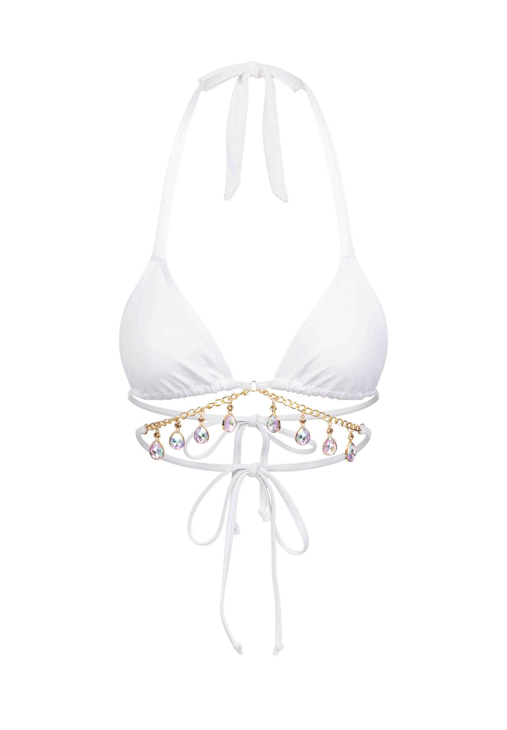 Moda Minx Triangel-Bikini-Top »Iris Droplet«, (1 St.), mit funkelnden Details