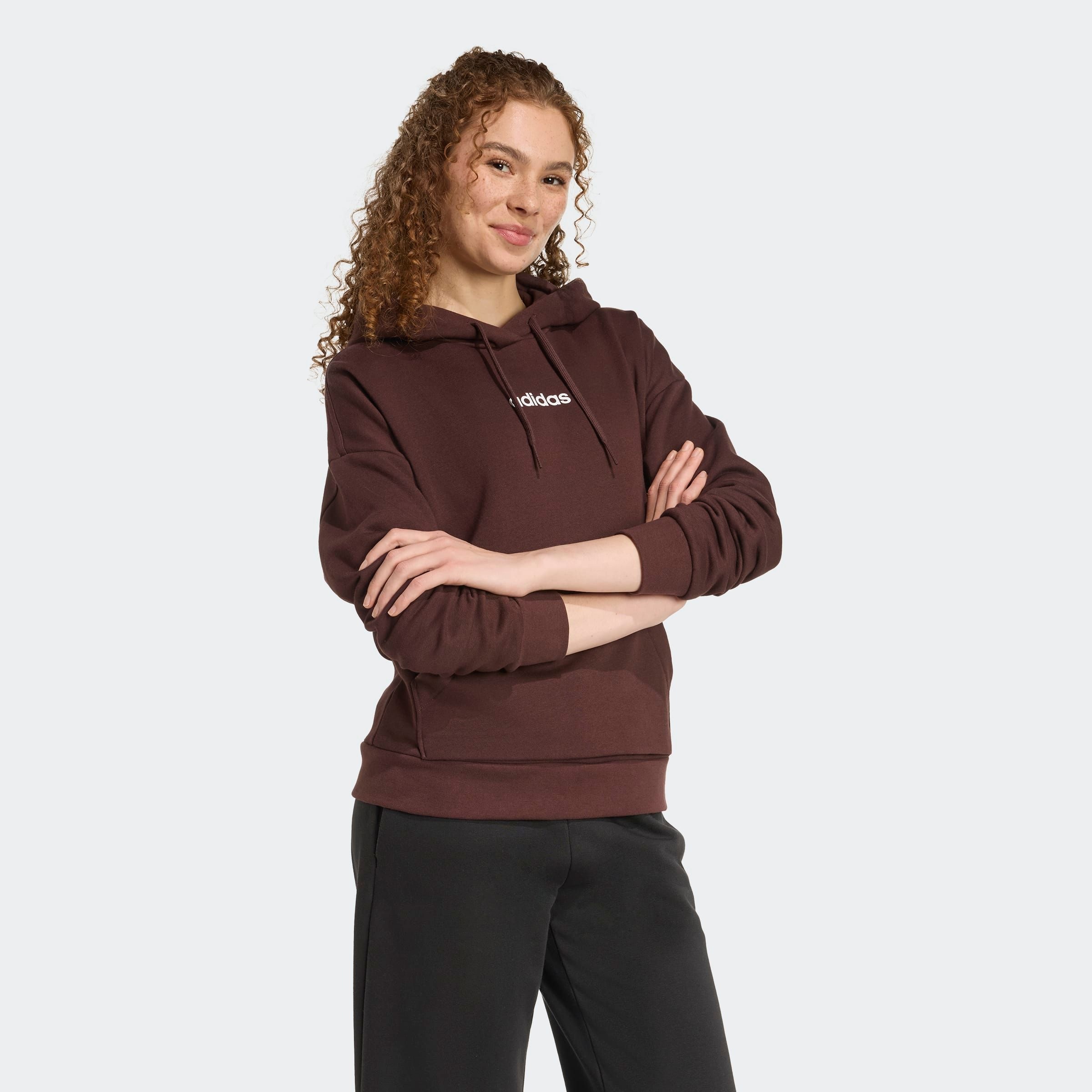 adidas Sportswear Kapuzensweatshirt "W LIN FL HD" günstig online kaufen