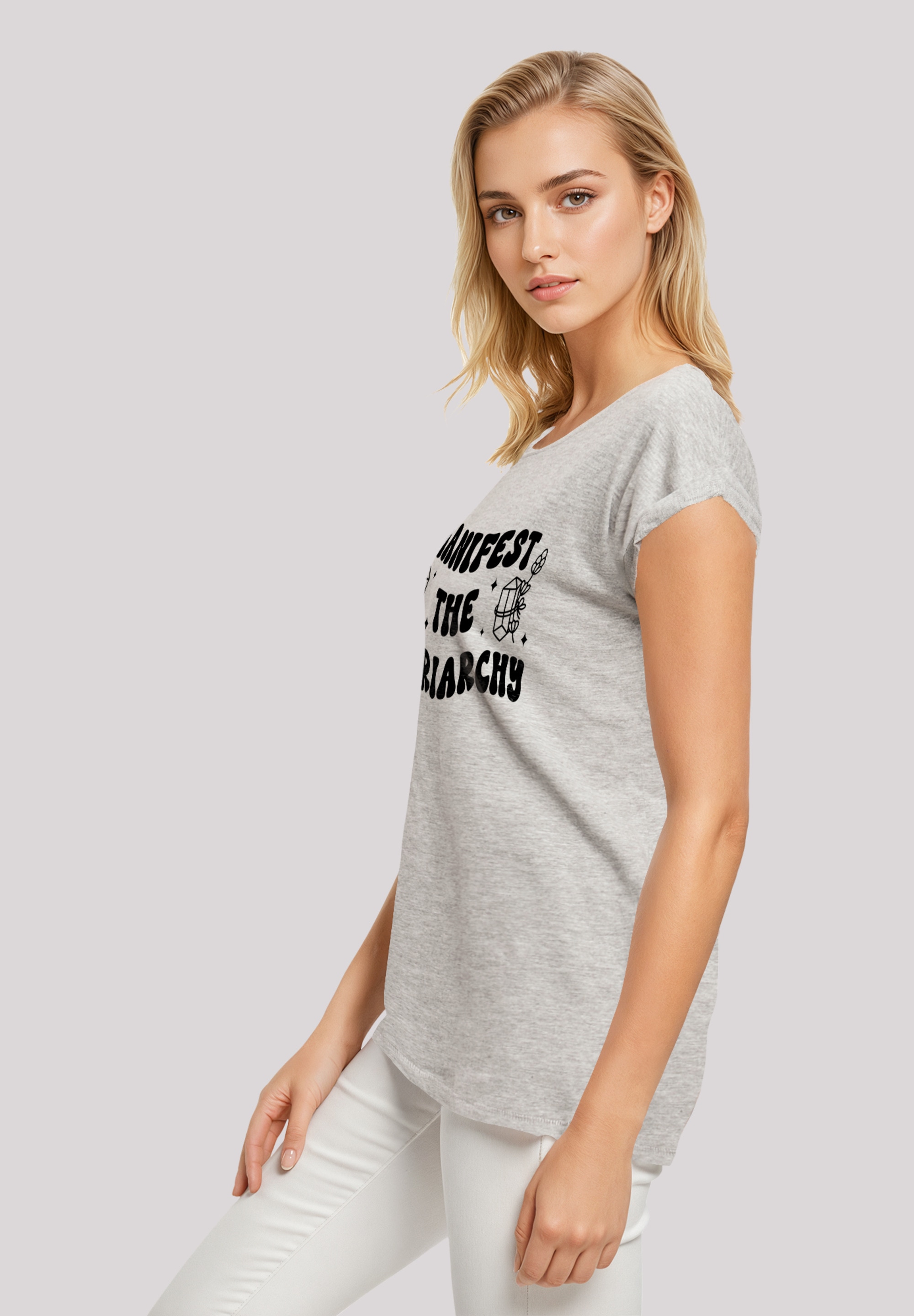 F4NT4STIC T-Shirt »Feministisch Manifest The Matriarchy Frauentag«, Premium Qualität