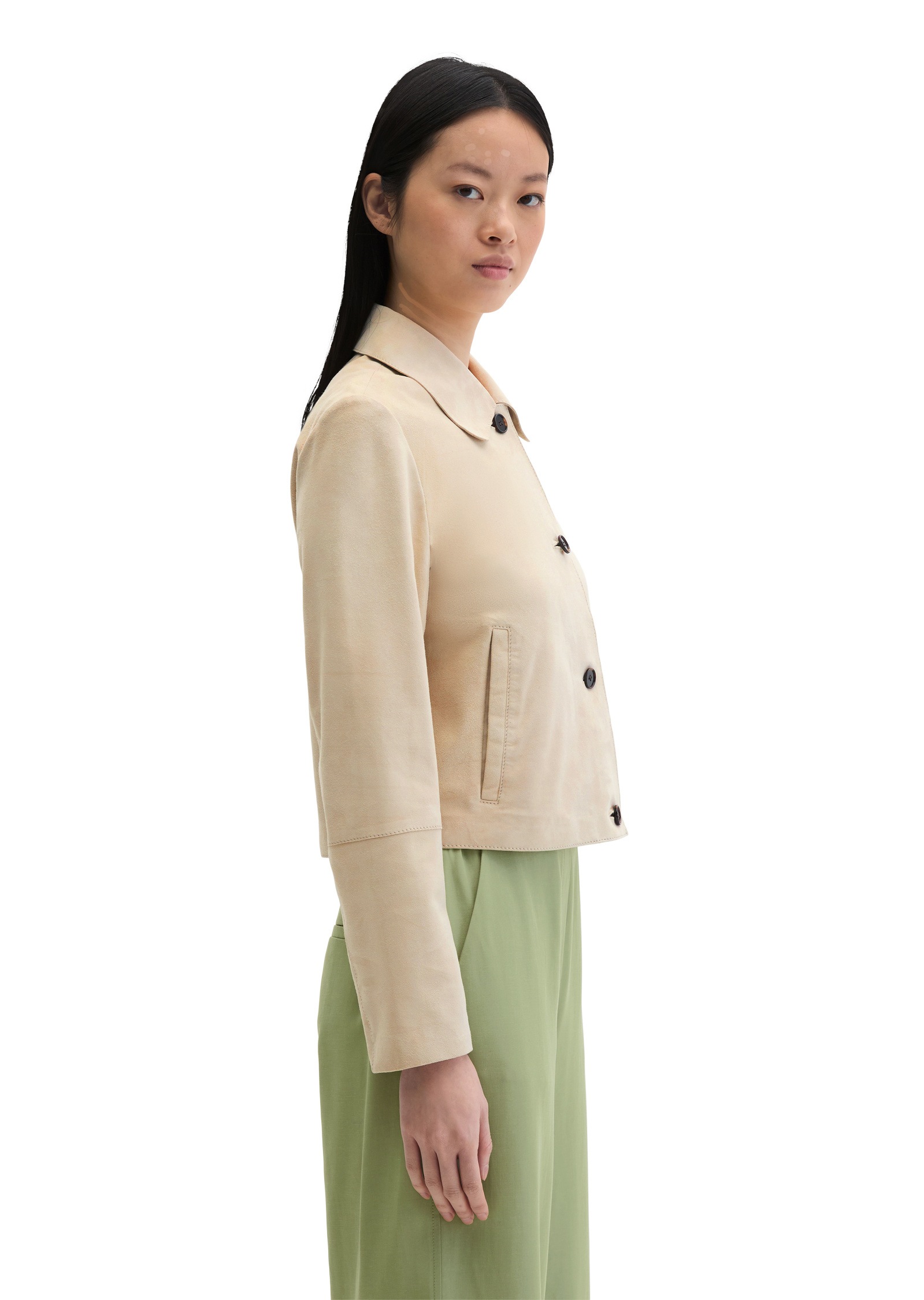 Marc OPolo Lederjacke "aus softem Ziegenleder" günstig online kaufen