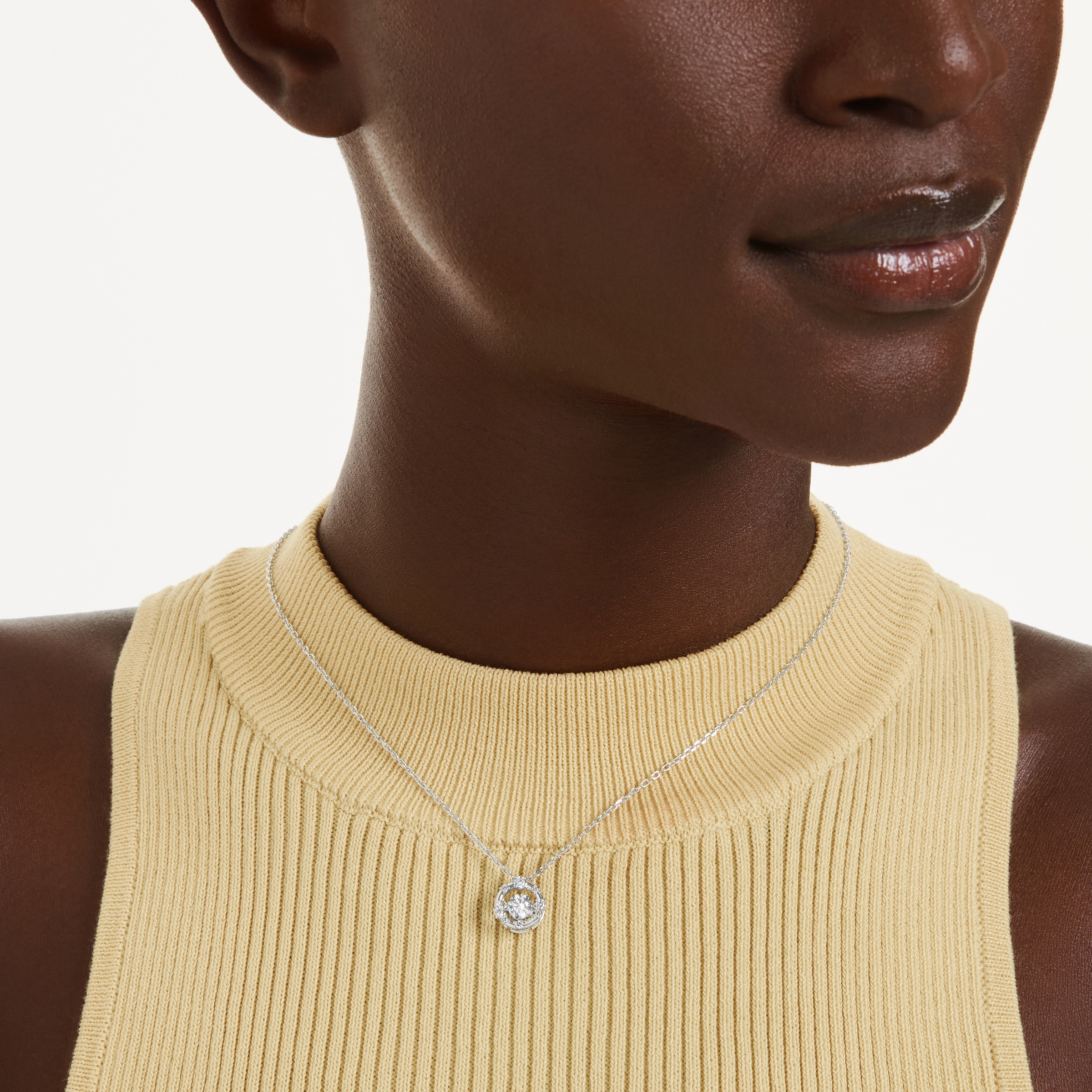 Swarovski Kette mit Anhänger »Schmuck Geschenk Constella Halskette« mit Swarovski® Kristall, Zirkonia (synth.)