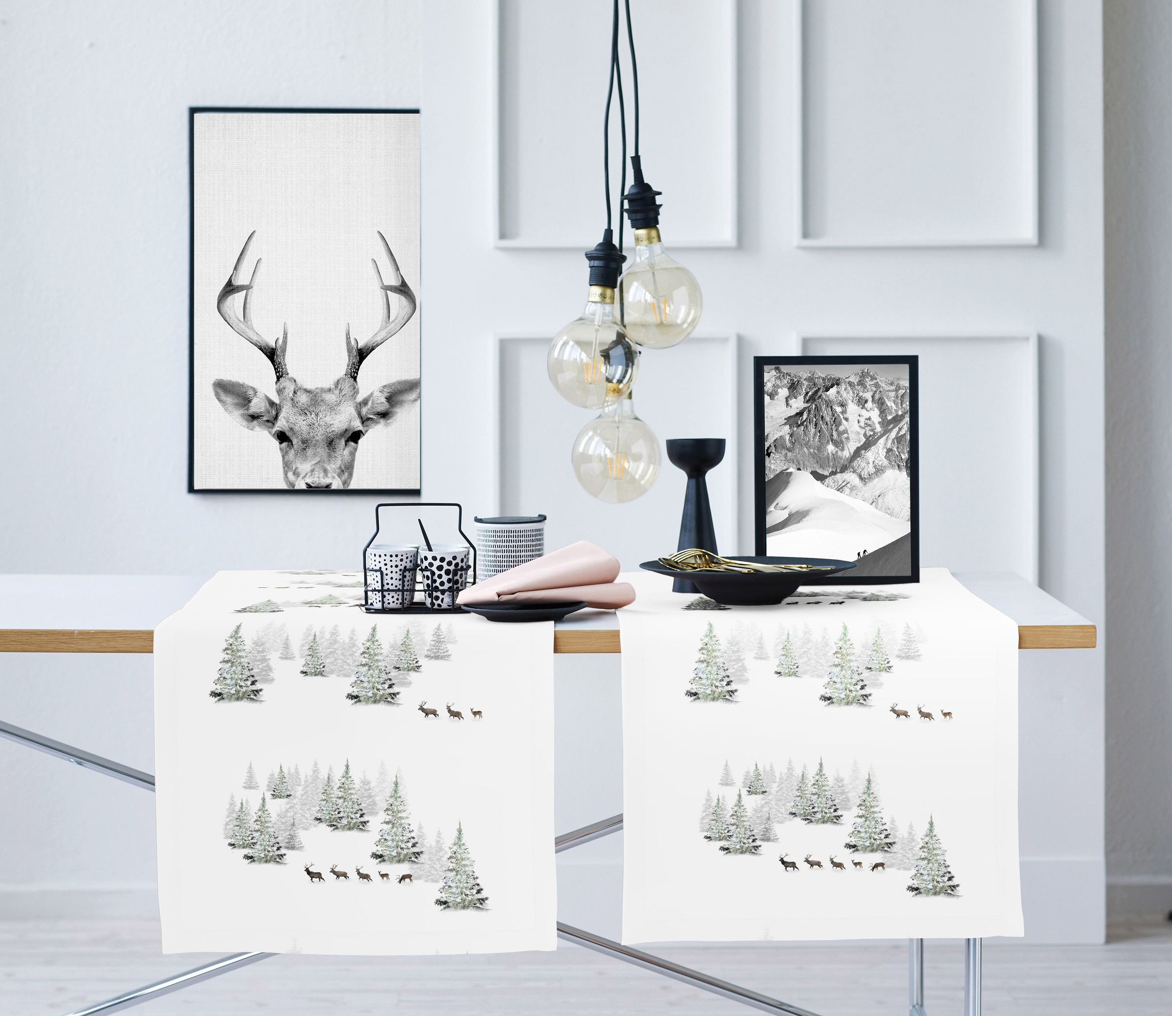 APELT Tischläufer "4691 CHALET STYLE, Weihnachtsdeko, Weihnachten" Digitald günstig online kaufen