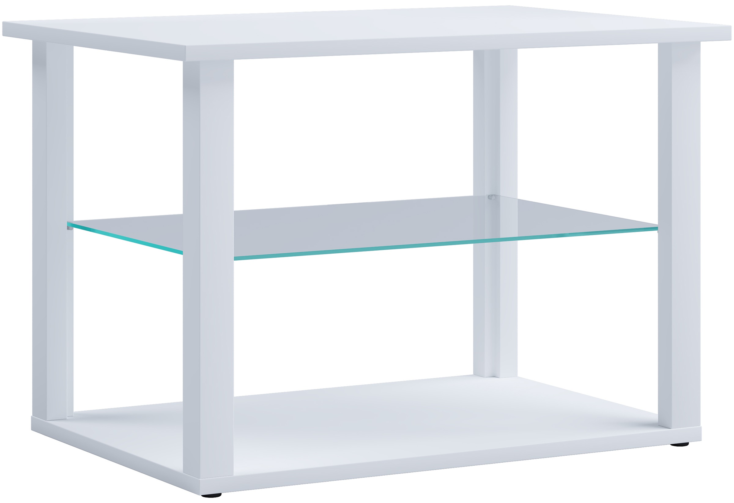 VCM Beistelltisch »Holz Sofatisch Couchtisch Glas Tisch Wanilo M«