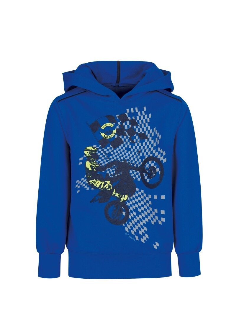 Trigema Sweatshirt TRIGEMA Kapuzenpullover mit Motocross Print fur bestellen BAUR