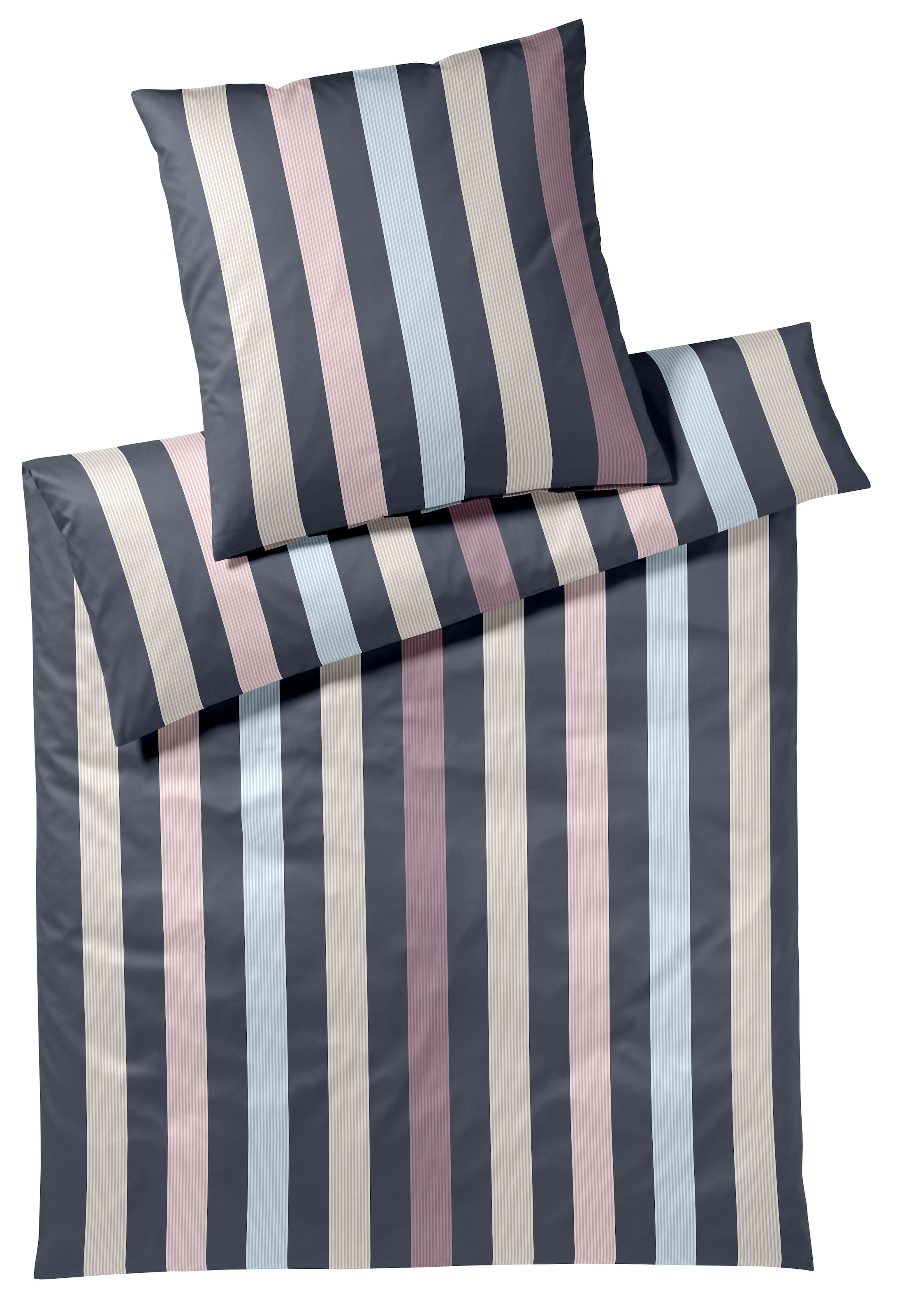 Elegante Bettwäsche "Melody" 2 Stk. tlg. angenehmes Hautgefühl günstig online kaufen