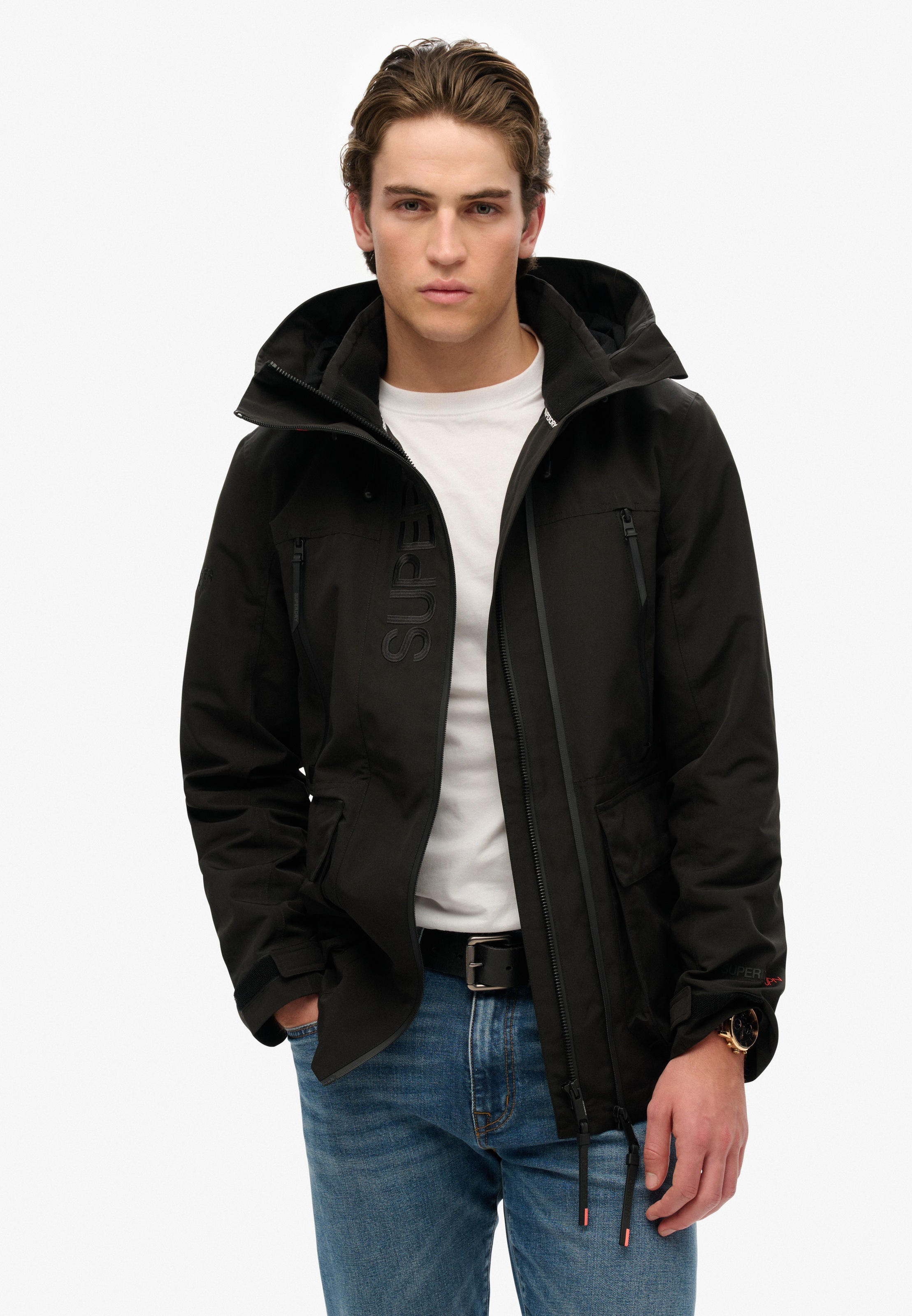 Superdry Outdoorjacke "HOOD ULTIMATE EMB WINDBREAKER", mit Kapuze günstig online kaufen