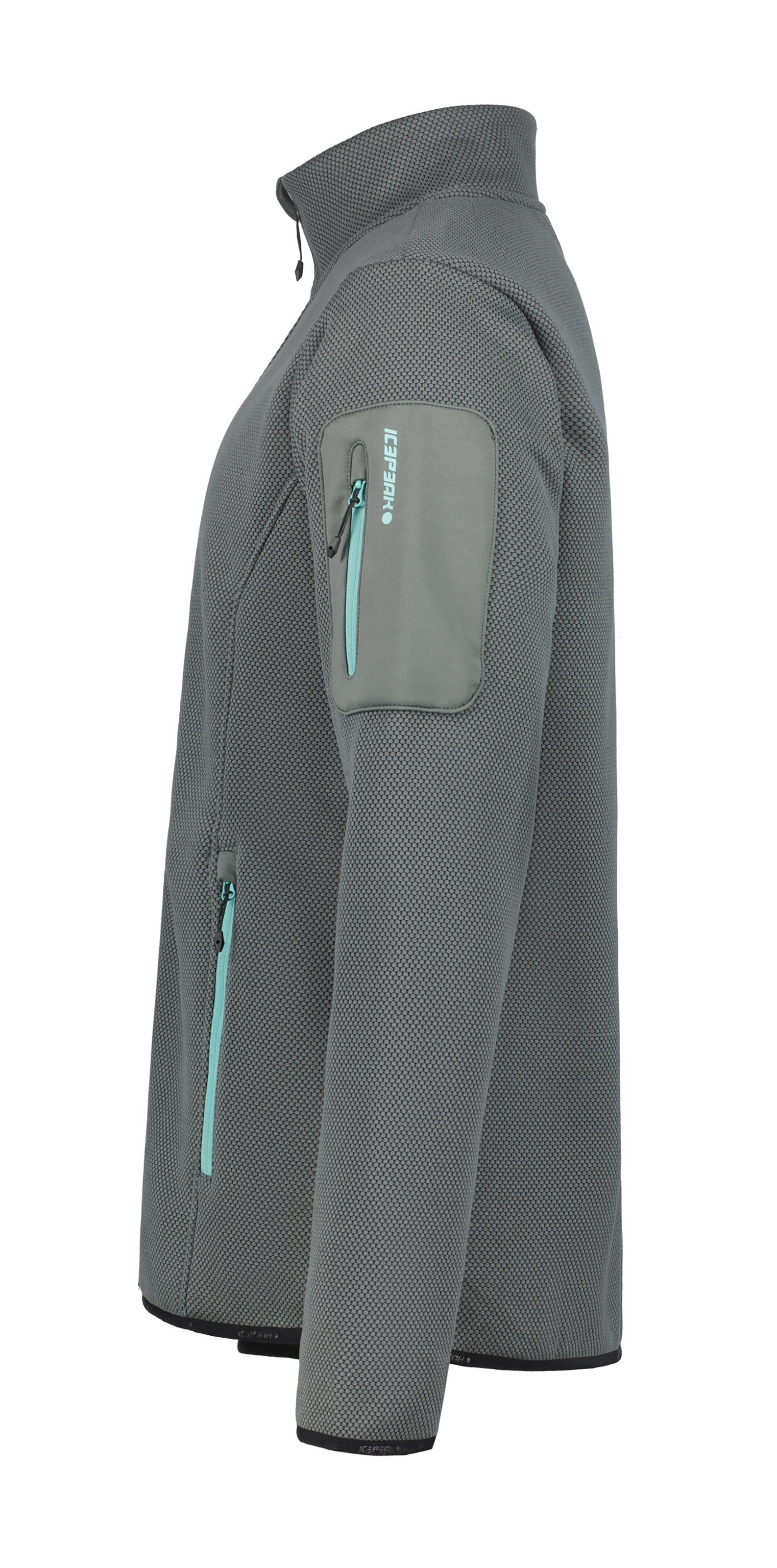 Thumbnail - Icepeak "H MIDLAYER JACKE BREDSTEDT" für vielseitige Outdoor-Aktivitäten, aus Polyester, mit Stehkragen