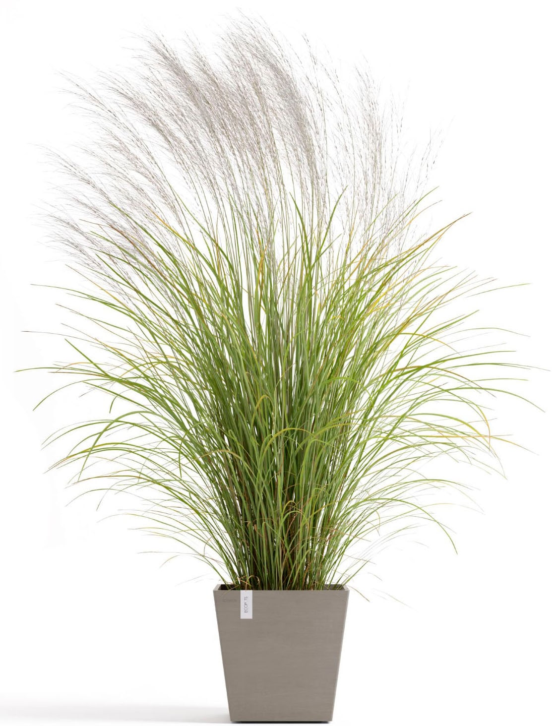 ECOPOTS Blumentopf »Rotterdam 35 + Wassersystem Taupe« für innen und außen: frostsicher, bruchsicher und lichtbeständig