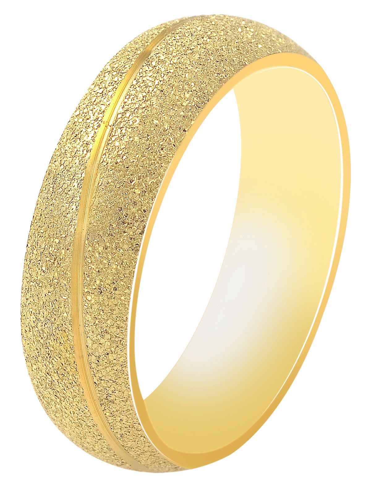 Adelia's Edelstahl Herrenring Gold Größe 72