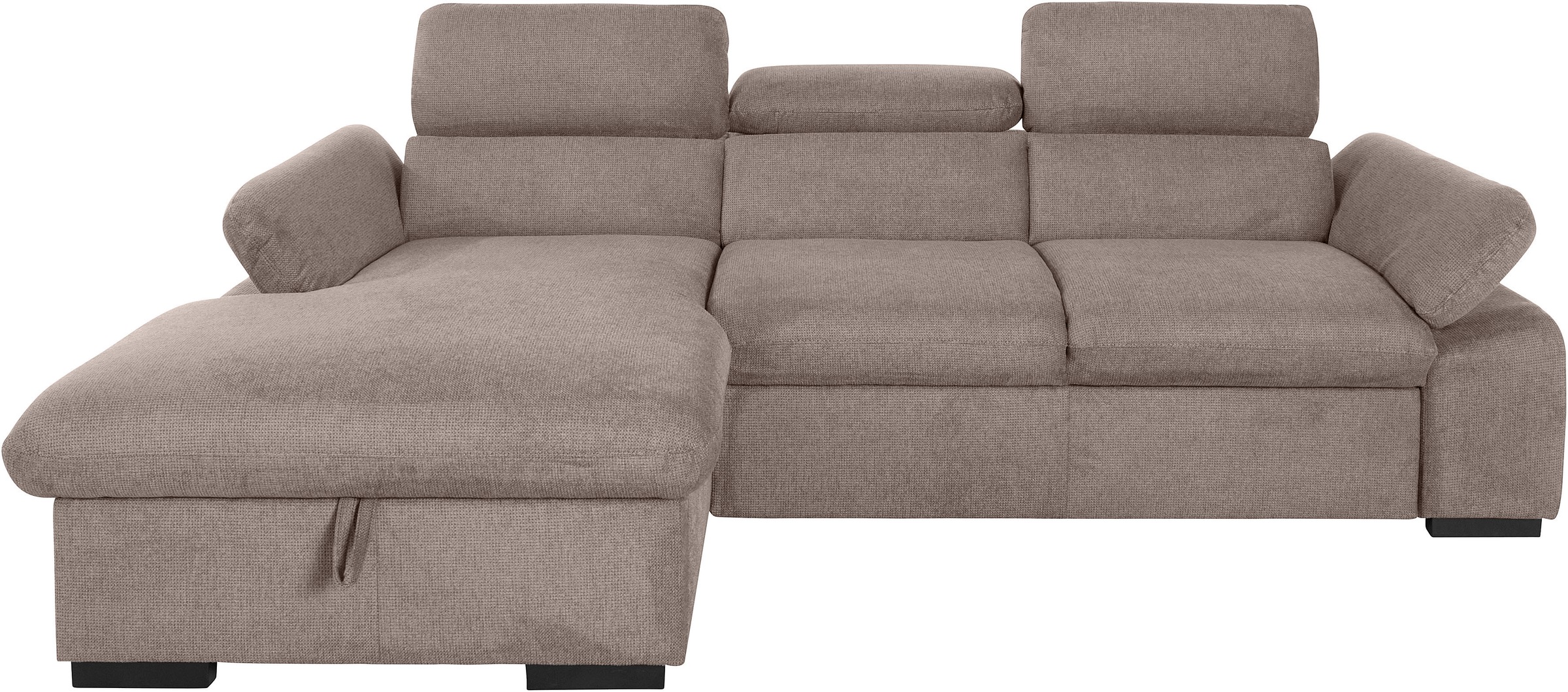 COTTA Ecksofa "Lola L-Form mit Kopfteilfunktion & Hocker", (Set, mit Hocker günstig online kaufen