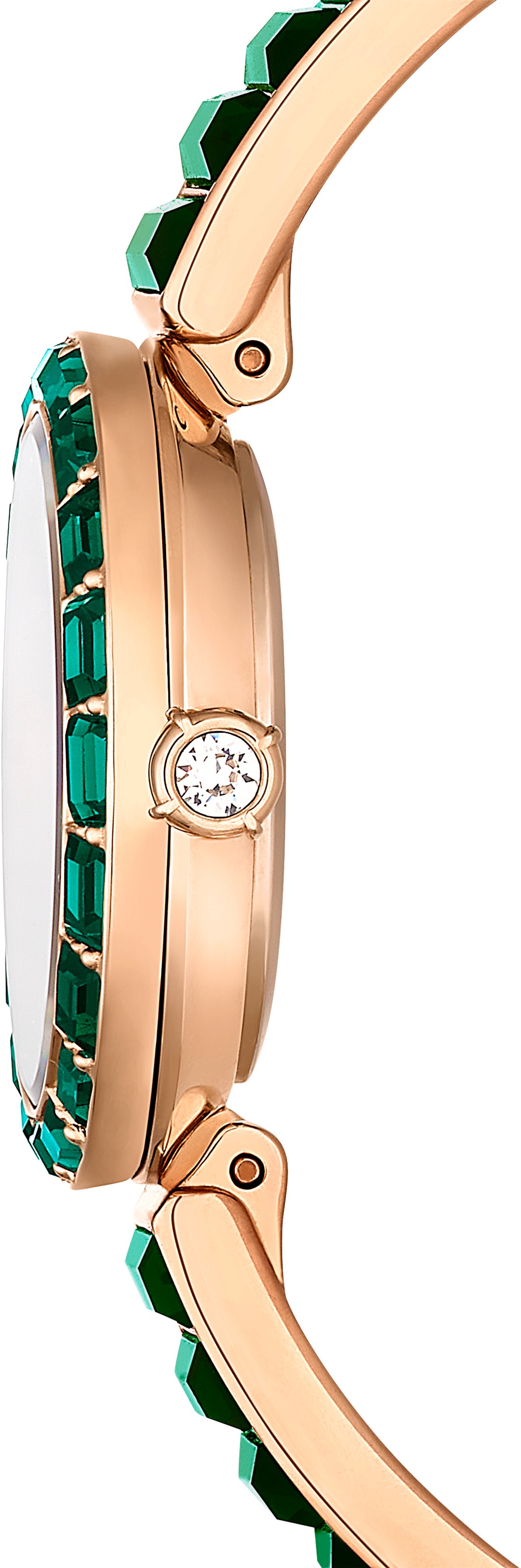 Swarovski Quarzuhr »MATRIX BANGLE«, Armbanduhr, Damenuhr, Swiss Made, Edelstahlarmband, analog