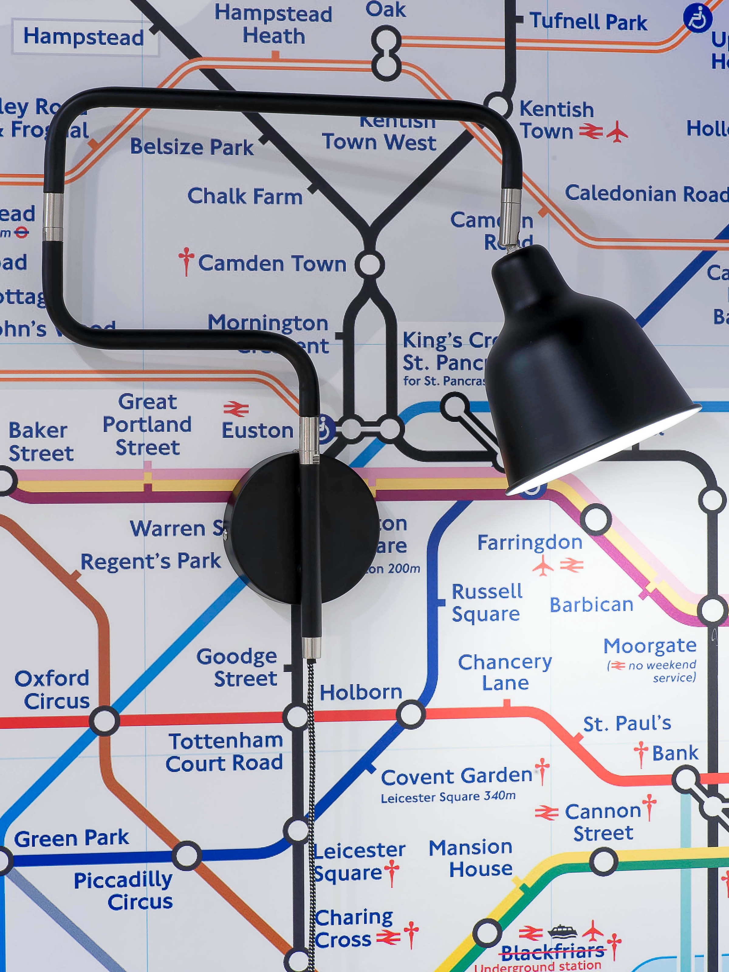 it's About RoMi Wandleuchte »London«, 1 flammig, Leuchtmittel E27 | ohne Leuchtmittel