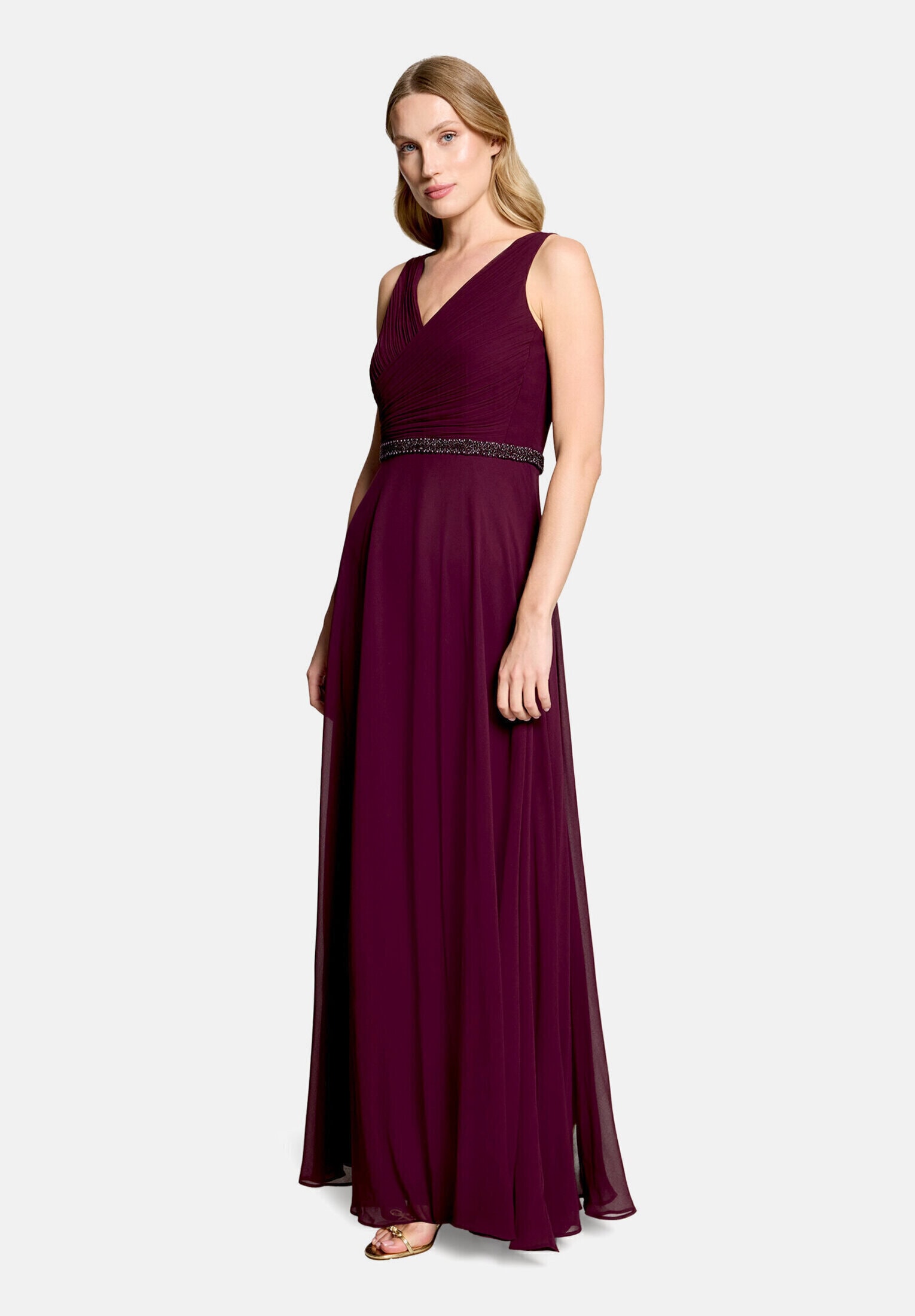Vera Mont Abendkleid "Damen mit Plissee" Ohne Tasche Dekoelemente
