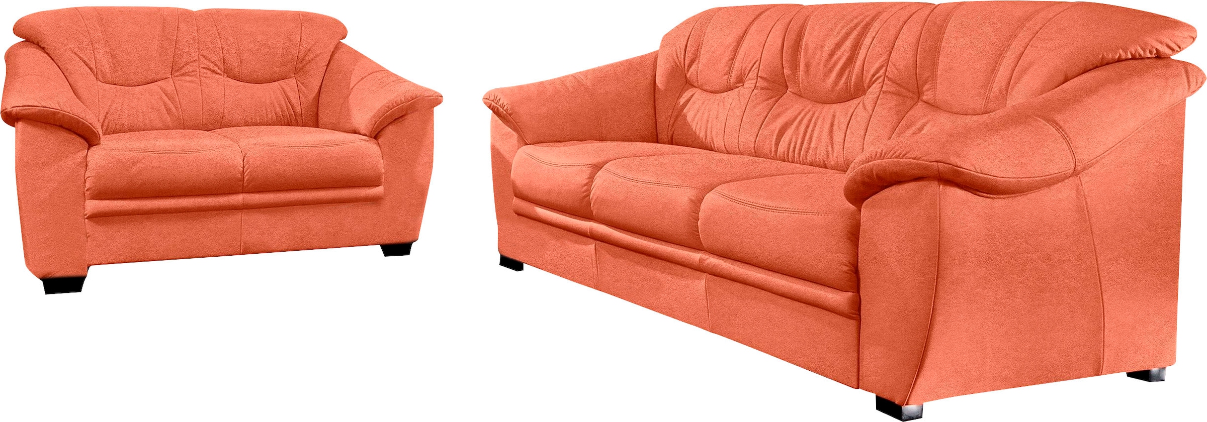 sit&more Polstergarnitur "Savona, Set: 2- & 3er-Sofa, B: 148 bzw. 198 cm, Federkern-Polsterung" komfortable Sitzhöhe 46 cm, frei im Raum stellbar, stilvolles Design