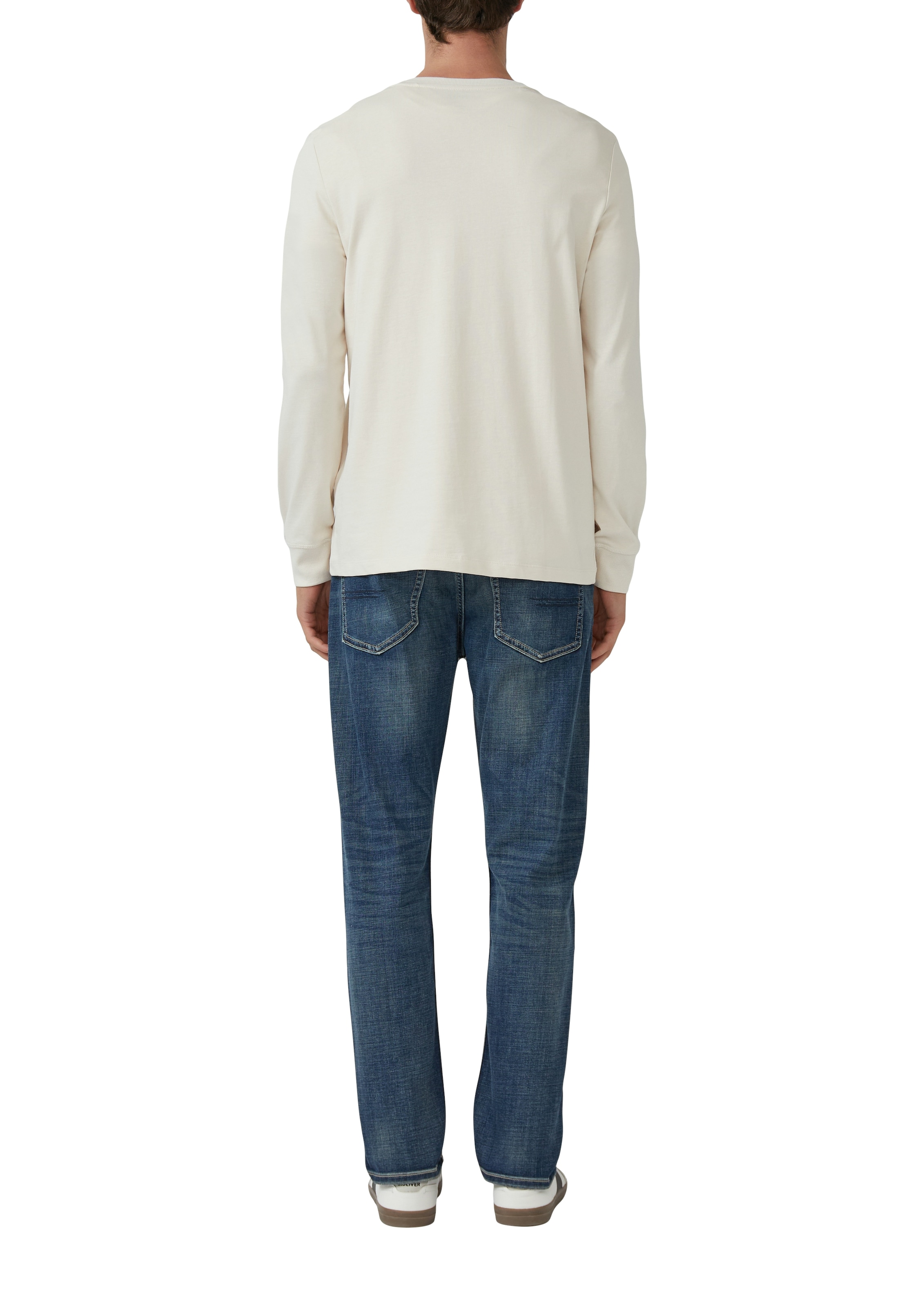 s.Oliver Langarmshirt, mit Logo Schriftzug