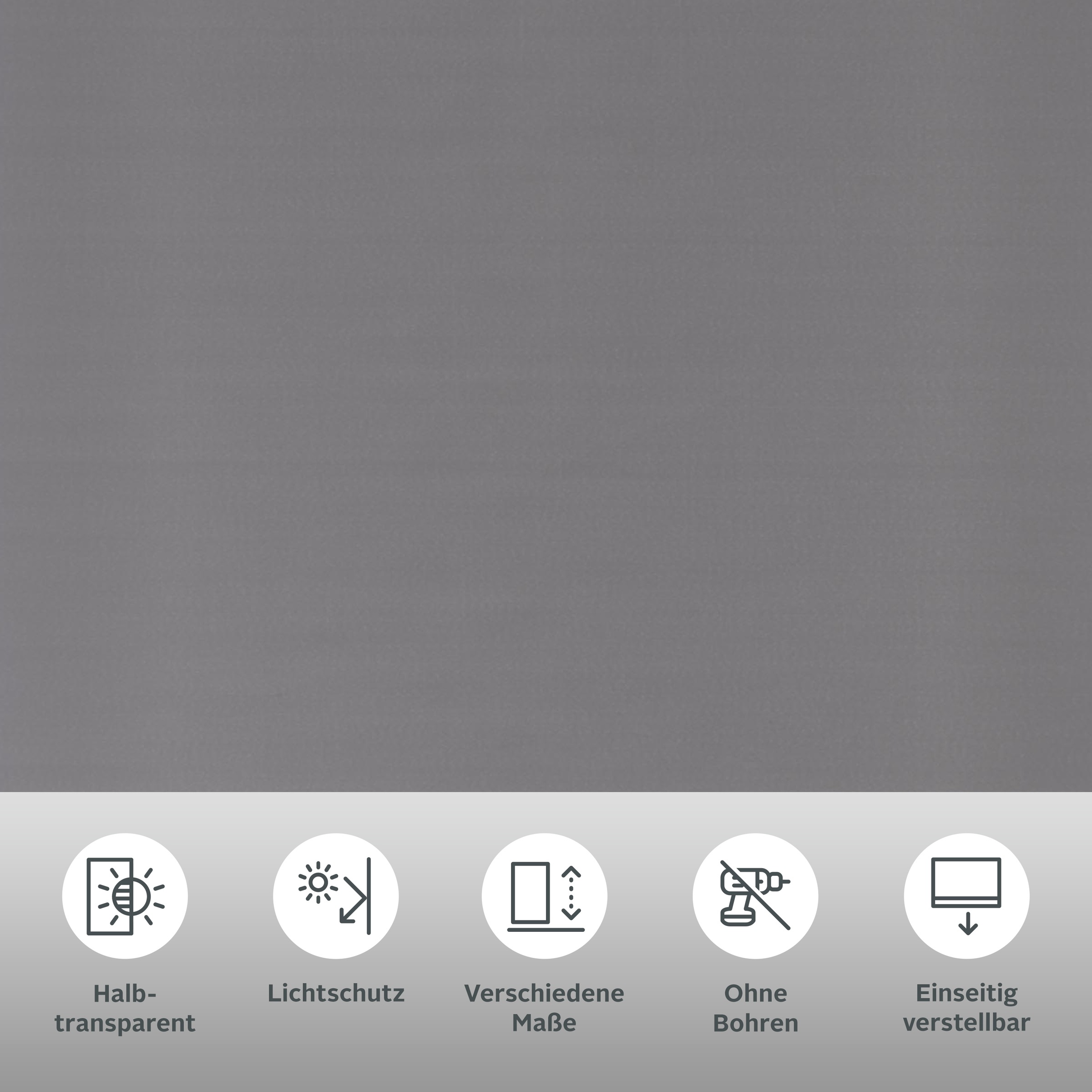 Thumbnail - my home Seitenzugrollo "Themse-Uni" Lichtschutz Sichtschutz ohne Bohren freihängend Bestseller mit 1500 4,5-Sterne-Bewer...