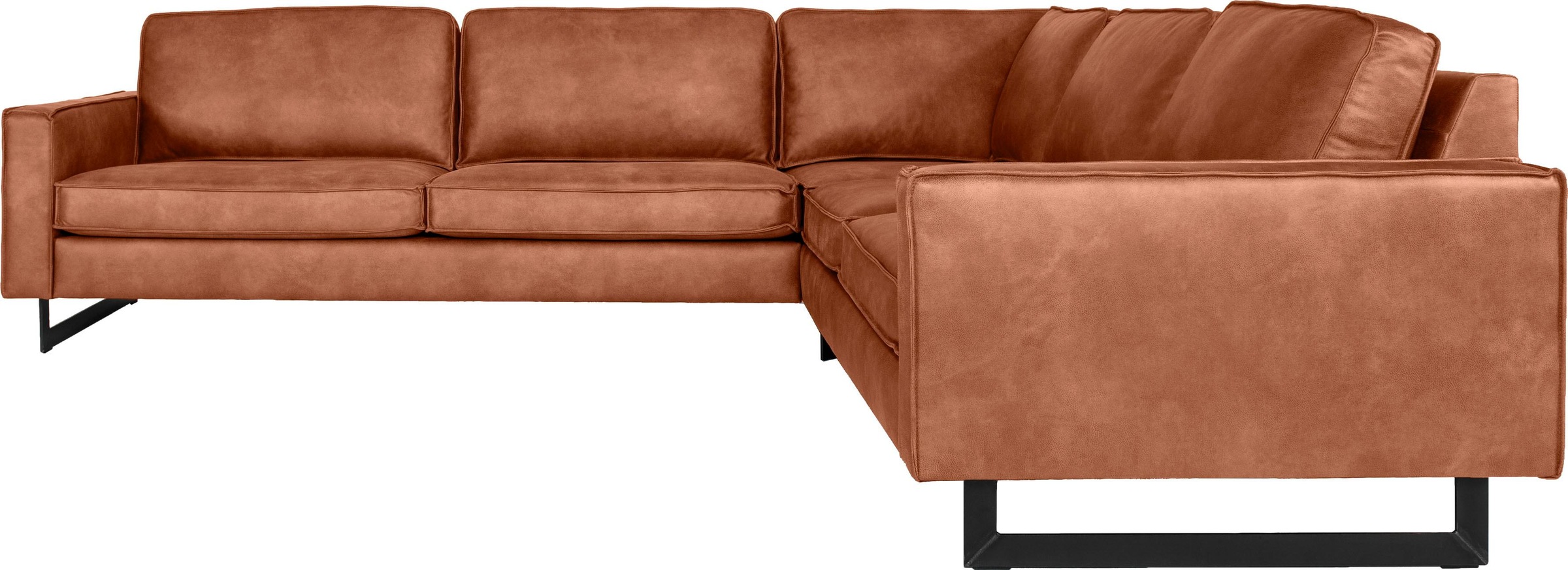 Places of Style Ecksofa "Pinto, XXL, 250/290 cm, langer Schenkel, Ottomane" günstig online kaufen