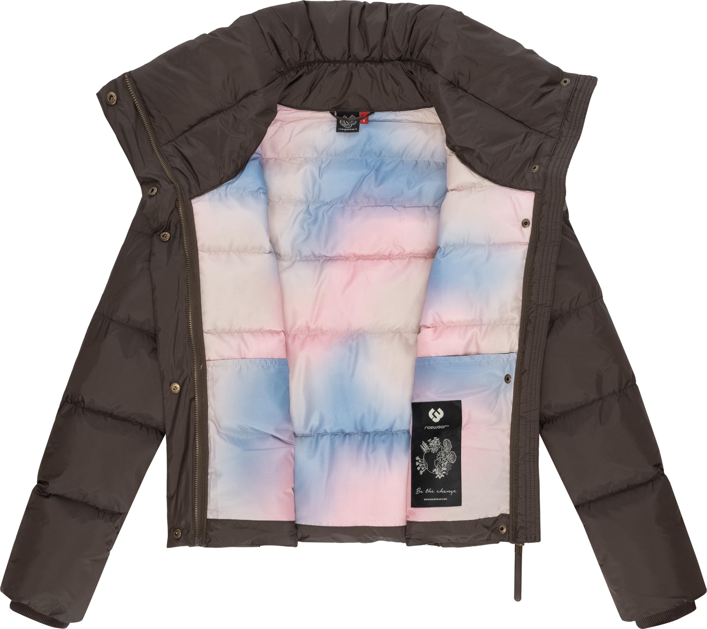 Ragwear Steppjacke »Lunis«, ohne Kapuze, stylische, cropped Winter Kurzjacke  online kaufen | BAUR