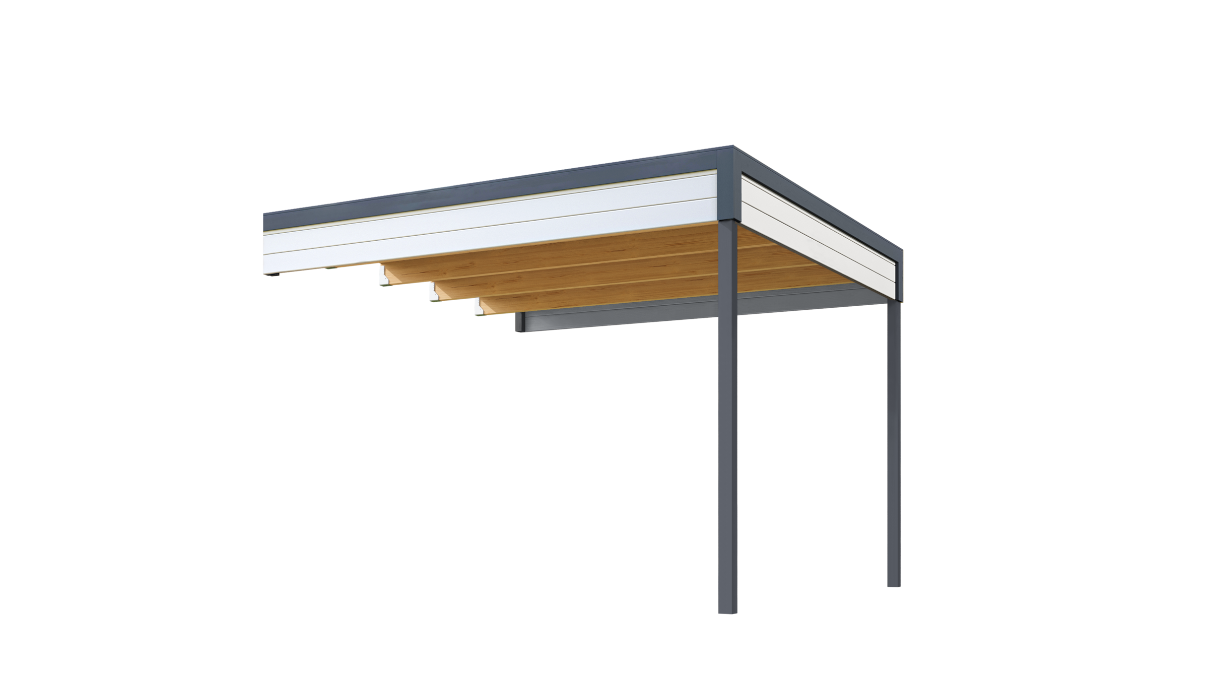 Nordic Holz Gartenhaus-Anbaudach "FELIX FYNN 3 ANBAU", Flachdach günstig online kaufen