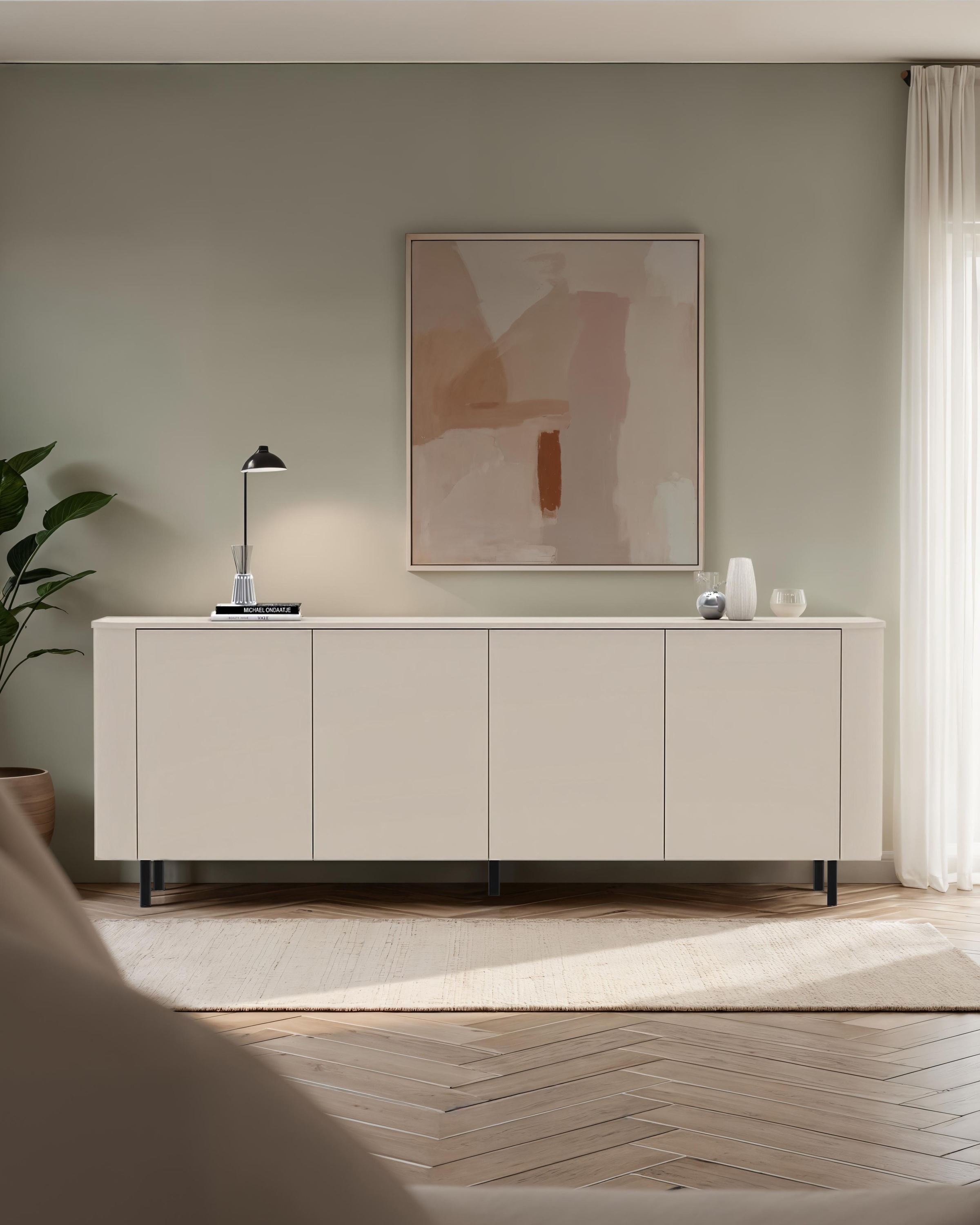 OTTO home Sideboard "Lido, 231 cm breit, 4 Türen, Anrichte, Kommode, Staura günstig online kaufen