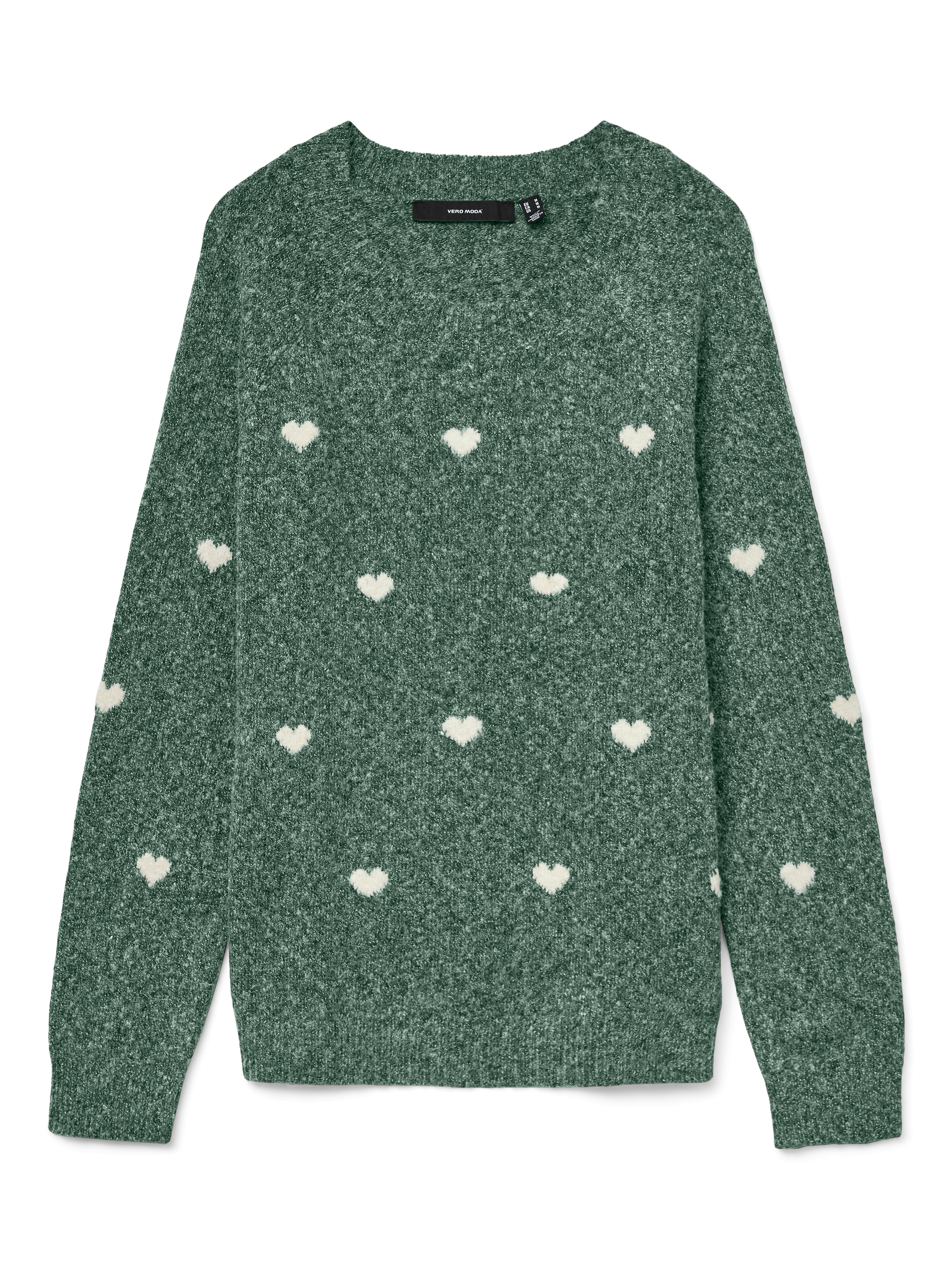 Vero Moda Rundhalspullover "VMDOFFY INTARSIA LS O-NCK PULLOV GA NOOS" mit S günstig online kaufen