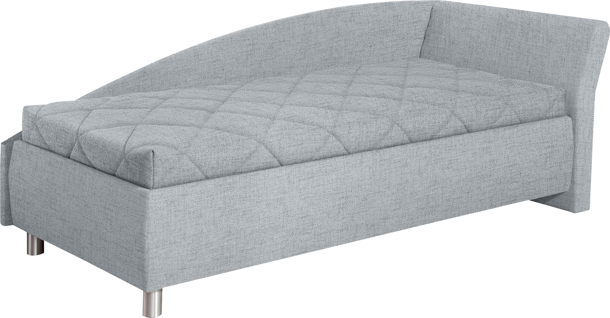 alina Schlafsofa »Lindsay«, Bettkasten, Zierkissen-Set aus: 2 Stk. 40x40cm, 1 Stk. 30x30cm