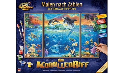 Schipper Malen nach Zahlen »Meisterklasse Triptychon - Am Korallenriff«, Made in Germany kaufen