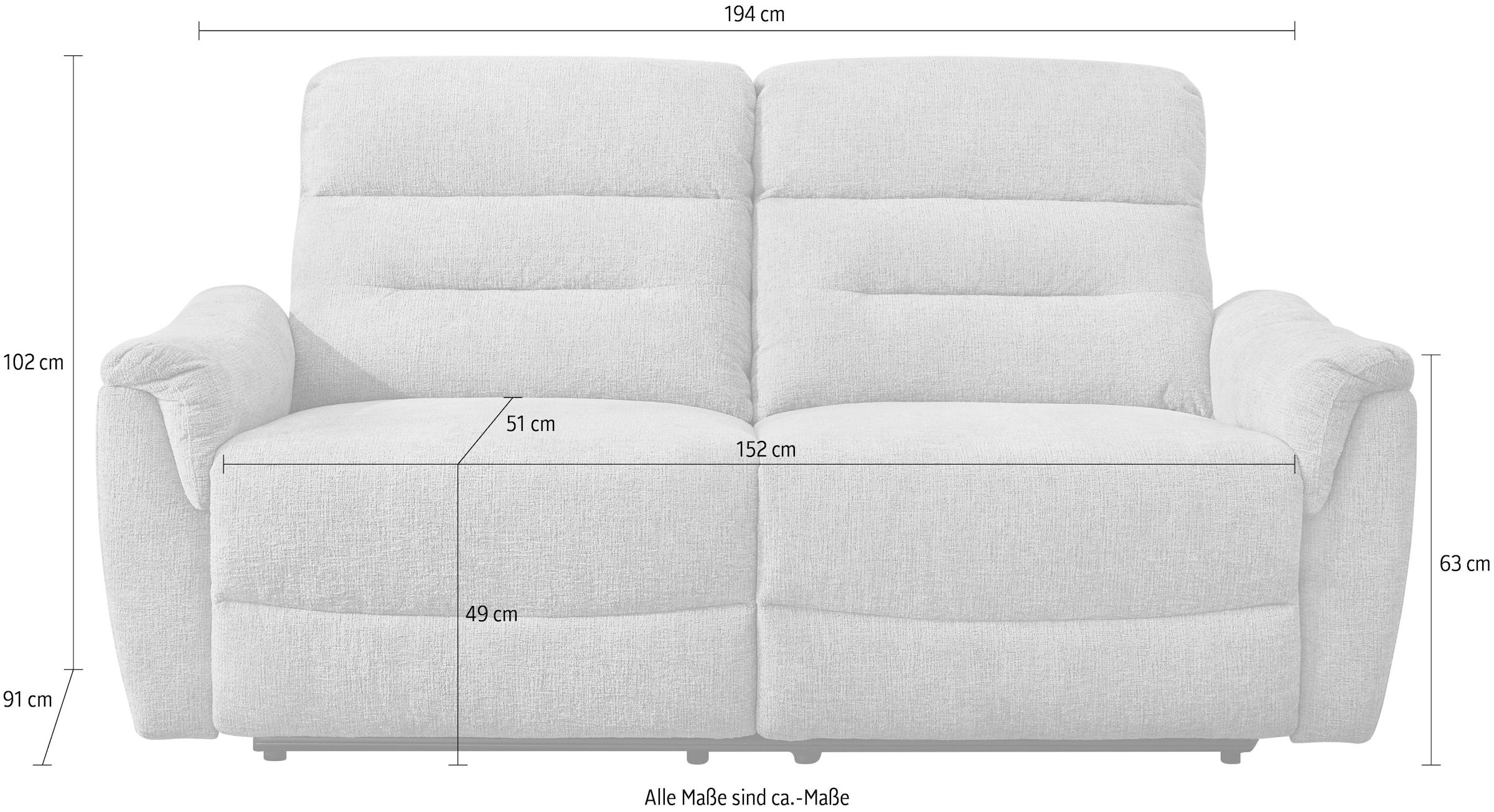 Jockenhöfer Gruppe 2,5-Sitzer »Utah«