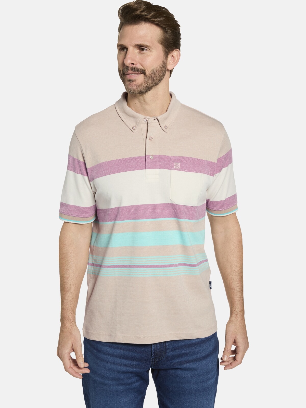 Babista Poloshirt "Poloshirt ELEGORO" 1 Stk. mit feiner Bruststickerei günstig online kaufen