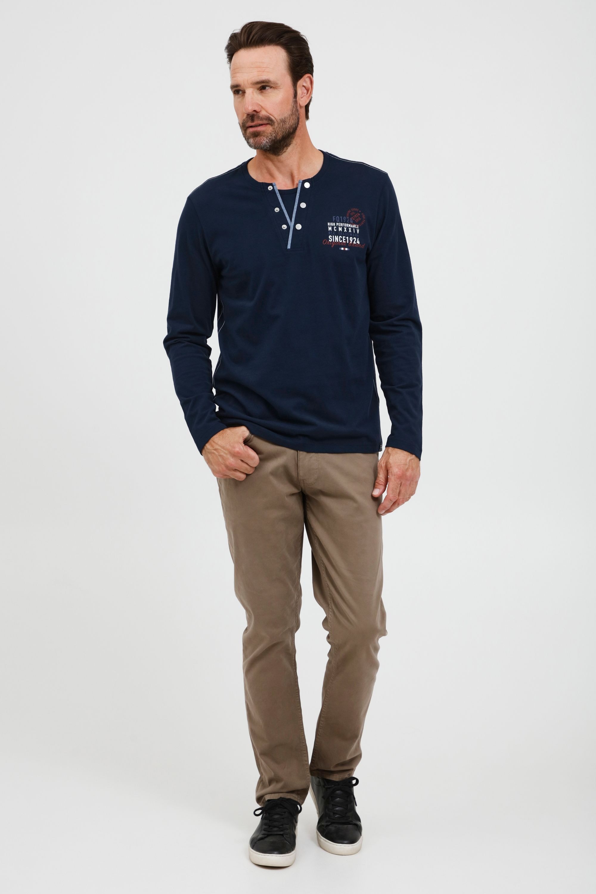 FQ1924 Henleyshirt »Henleyshirt FQRolf«