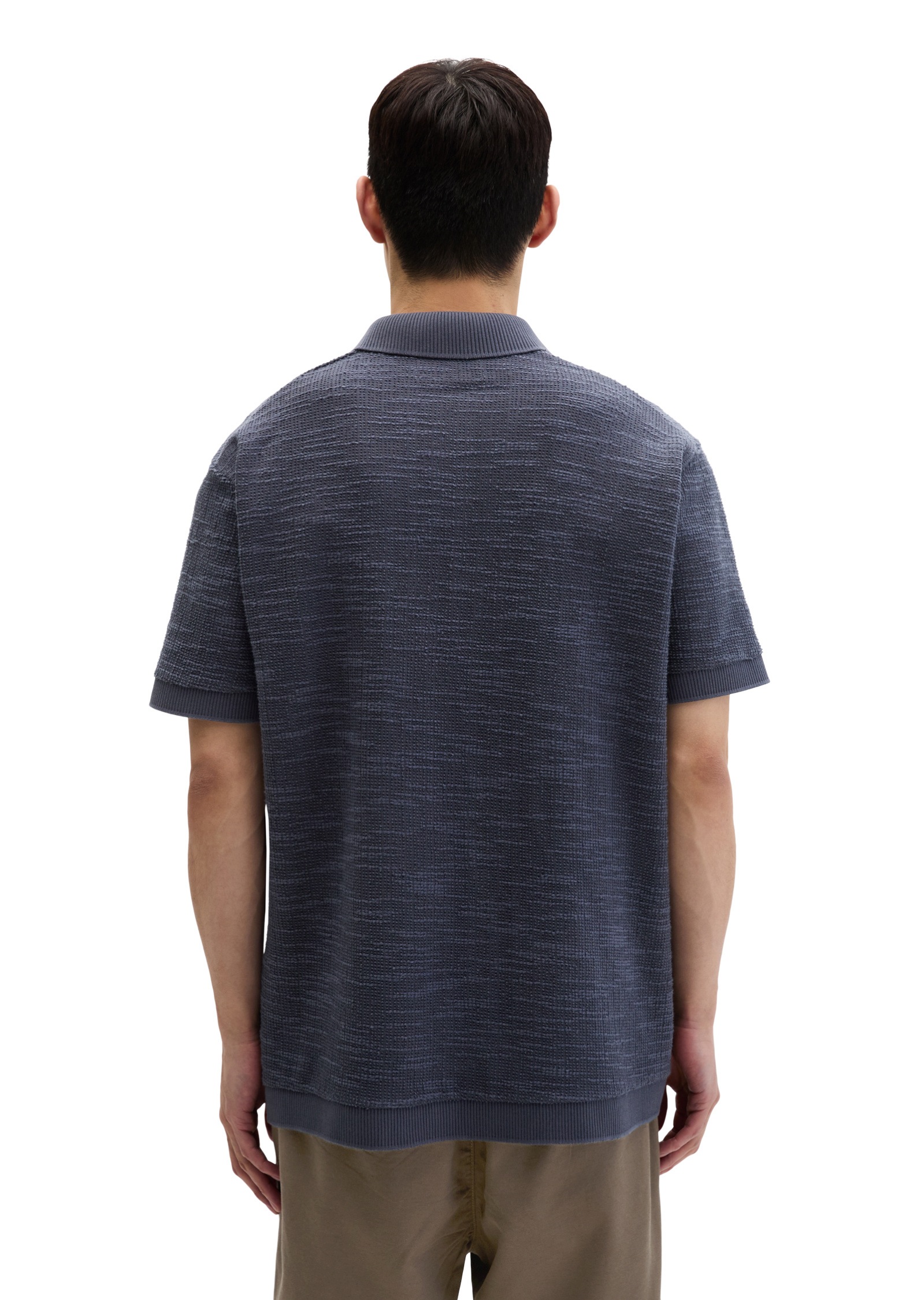 Marc O'Polo Poloshirt »aus weichem Bouclé-Jersey«