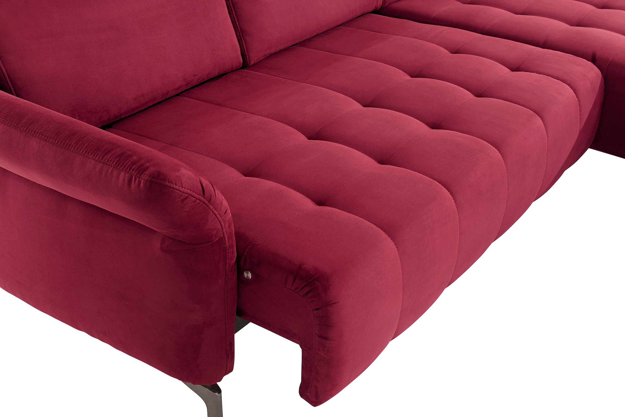 INOSIGN Ecksofa »Fresh L-Form« Federkern, wahlweise Kopfteilverstellung und motorischer Vorziehsitz