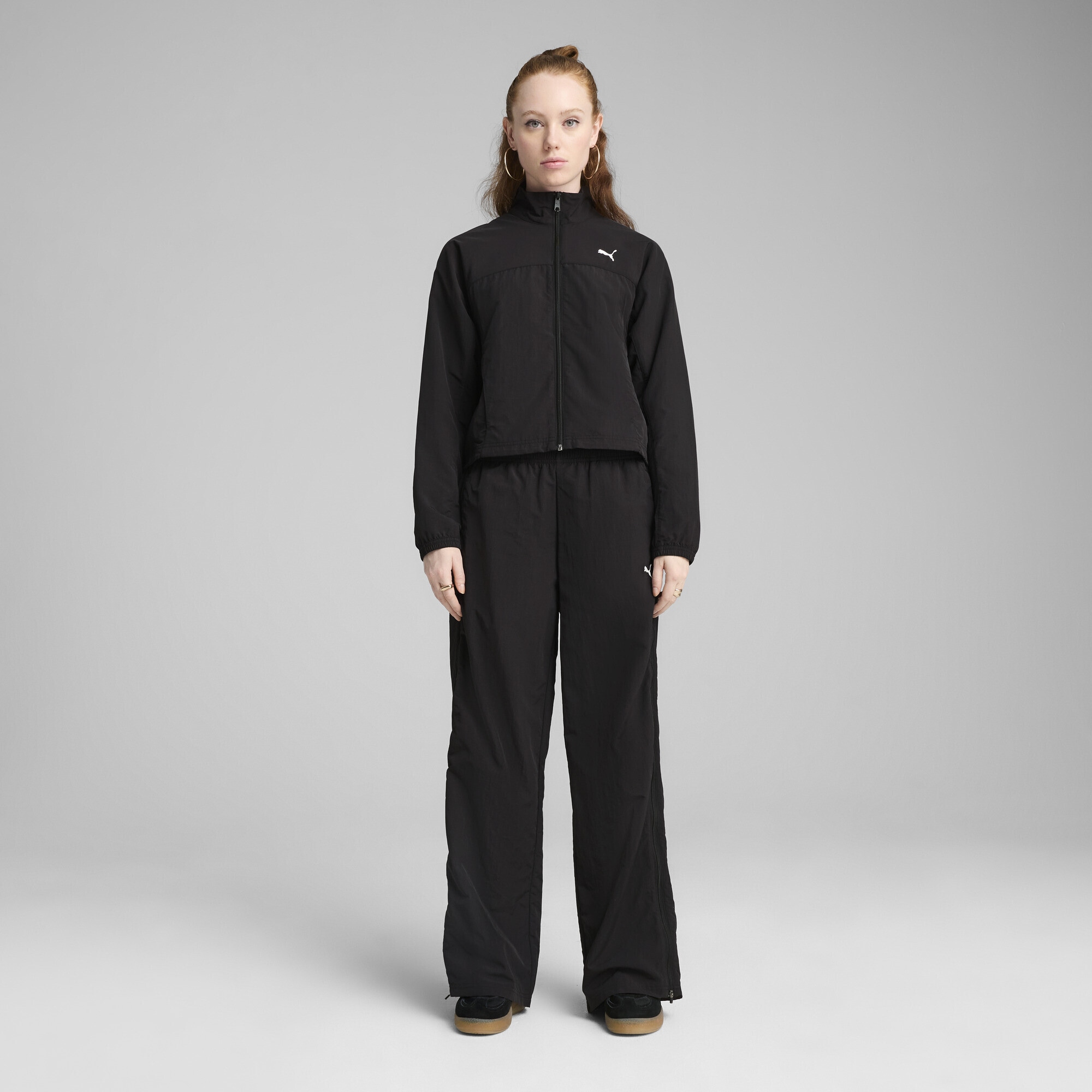 PUMA Trainingsjacke »DARE TO Oversized-Jacke mit variabler Länge Damen«