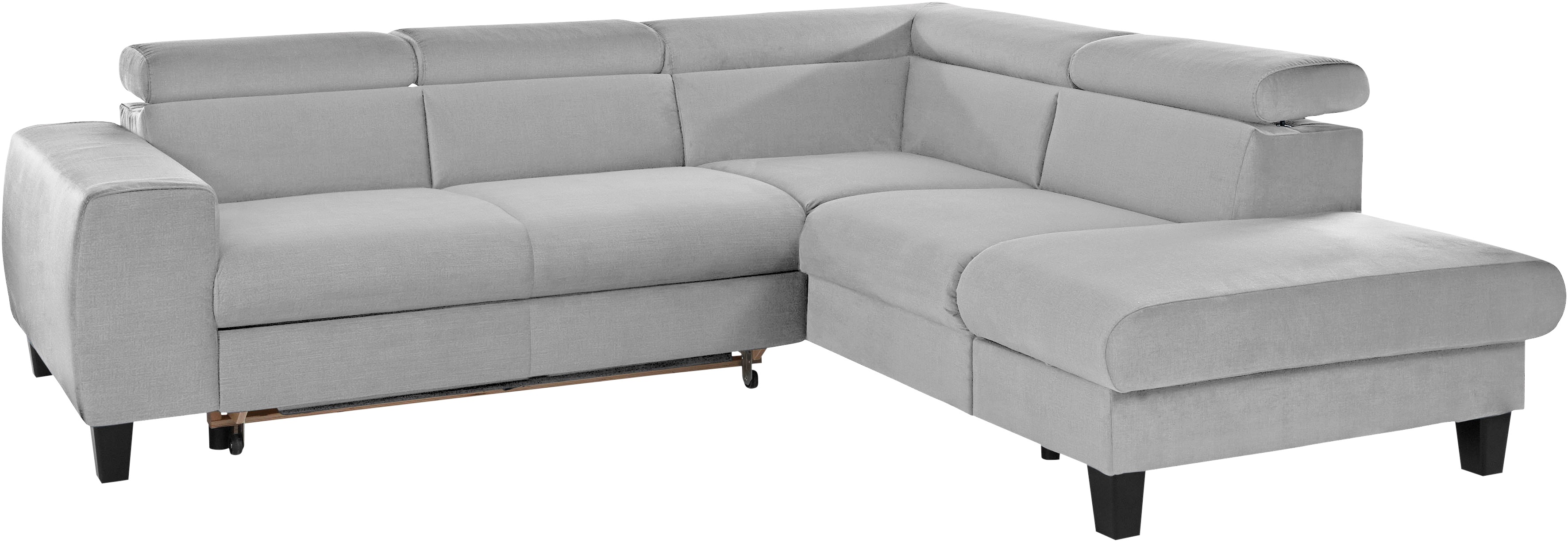 Thumbnail - COTTA Ecksofa "Morven L-Form mit Kopfteilverstellung", wahlweise mit Bettfunktion, Bettkasten & Wireless-Charger