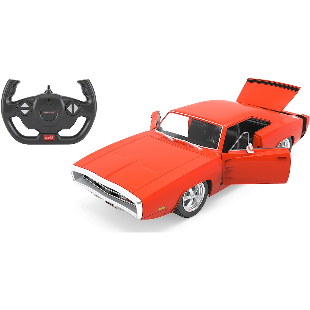 Jamara RC-Auto »Dodge Charger R/T 1970, 1:16, rot, 2,4GHz«, mit Licht und Sound