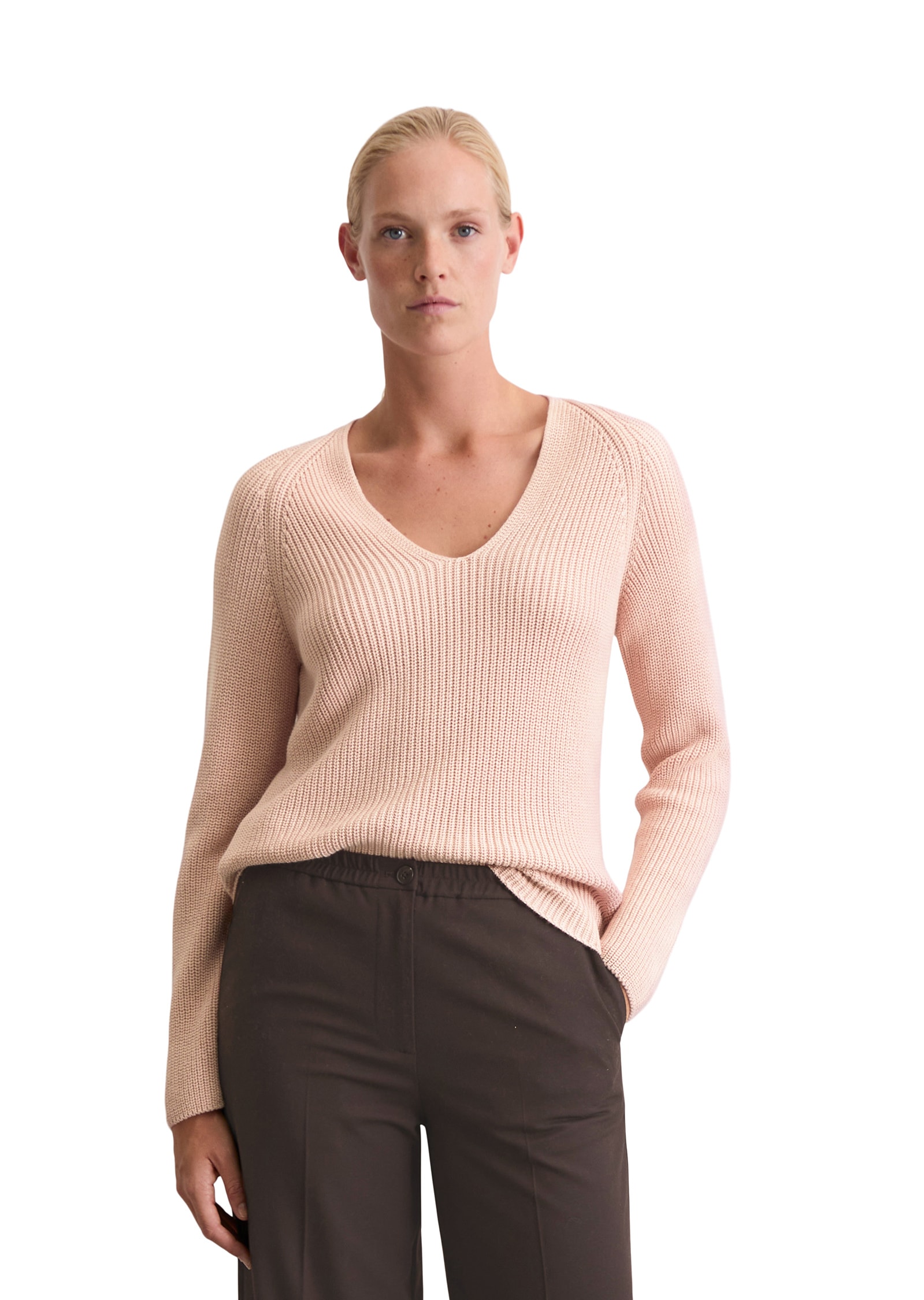 Marc OPolo Strickpullover "aus softem Baumwoll-Garn" günstig online kaufen