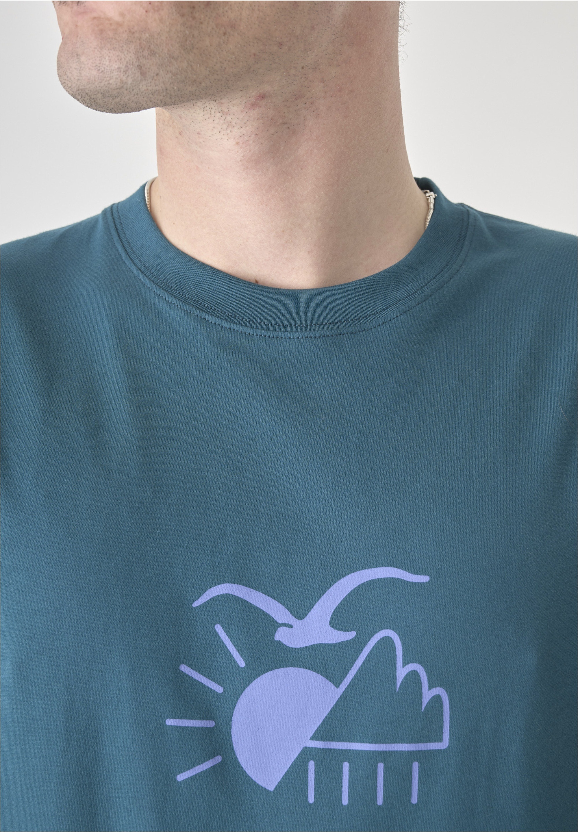 Cleptomanicx T-Shirt »Classic Tee Sun & Rain«, mit lockerem Schnitt