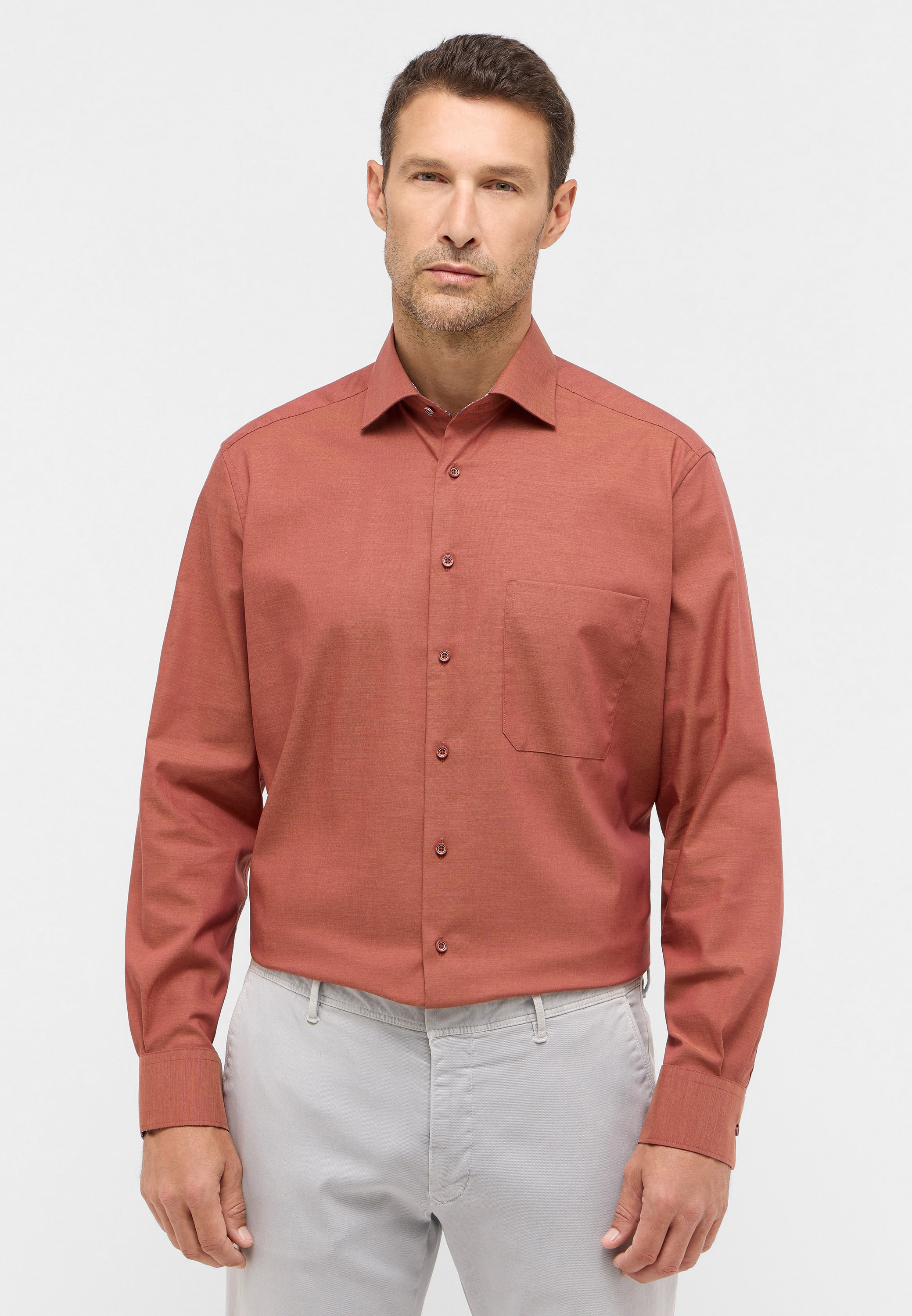 Eterna Langarmhemd "COMFORT FIT", NON IRON (bügelfrei) günstig online kaufen