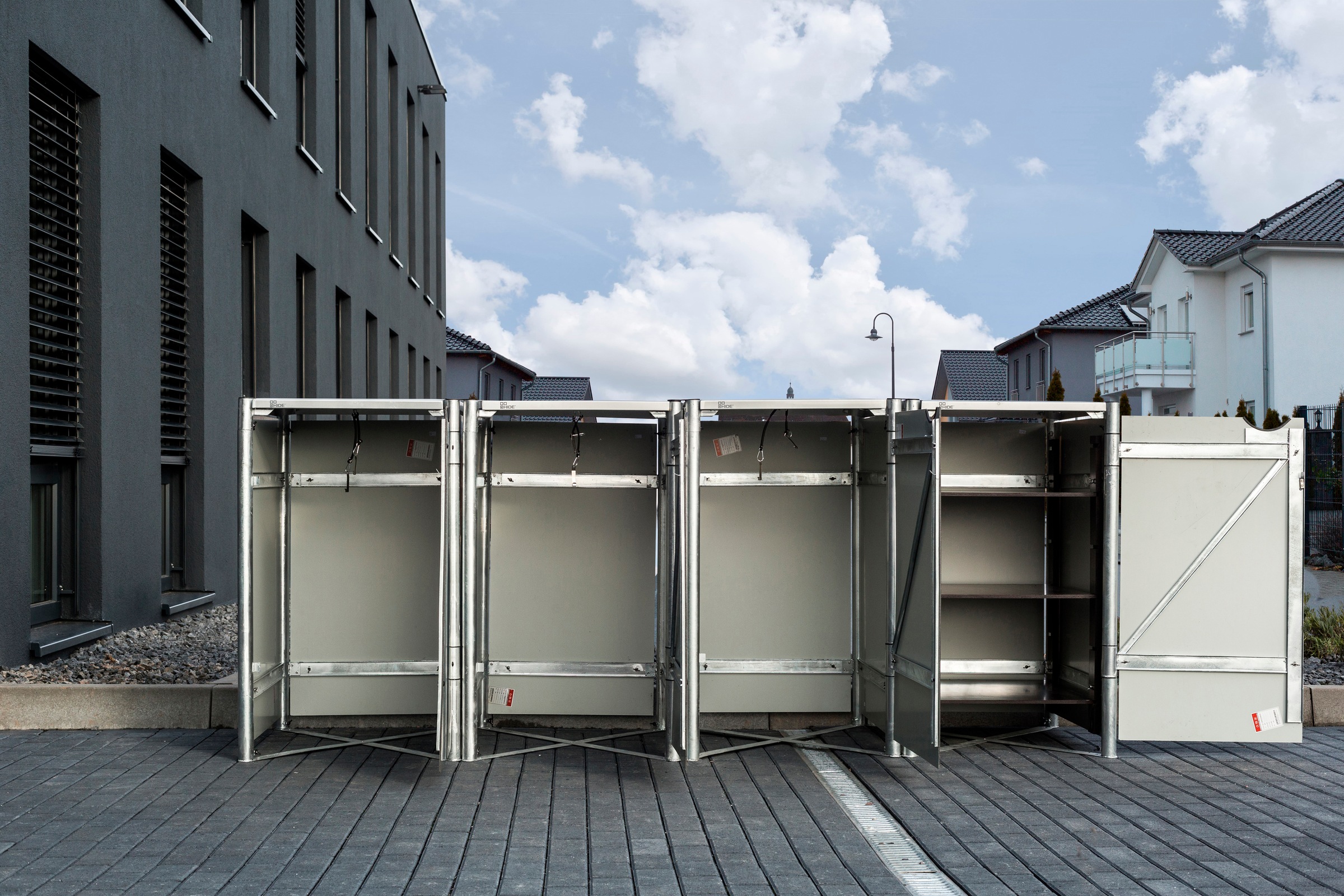 Hide Mülltonnenbox »HD24402«, für 4x240 l, BxTxH: 279x81x115 cm