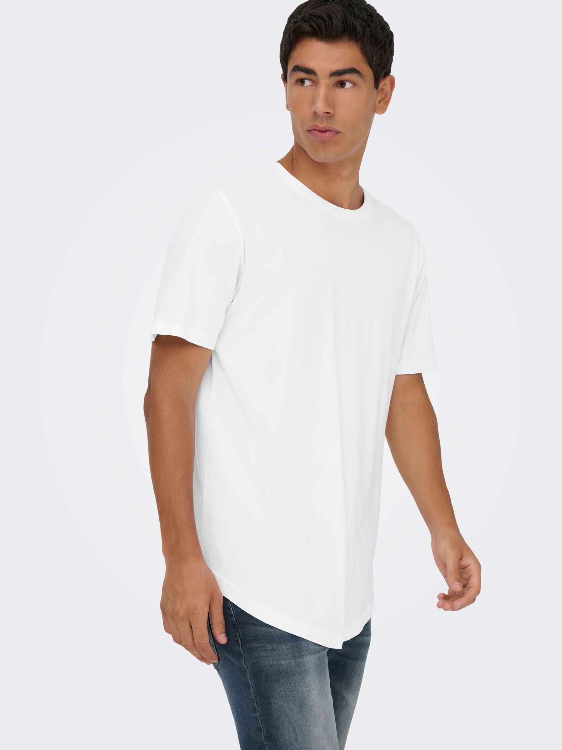 ONLY & SONS Rundhalsshirt "ONSMATT LONGY SS TEE 3-PACK" Packung, 3 Stk. Bau günstig online kaufen