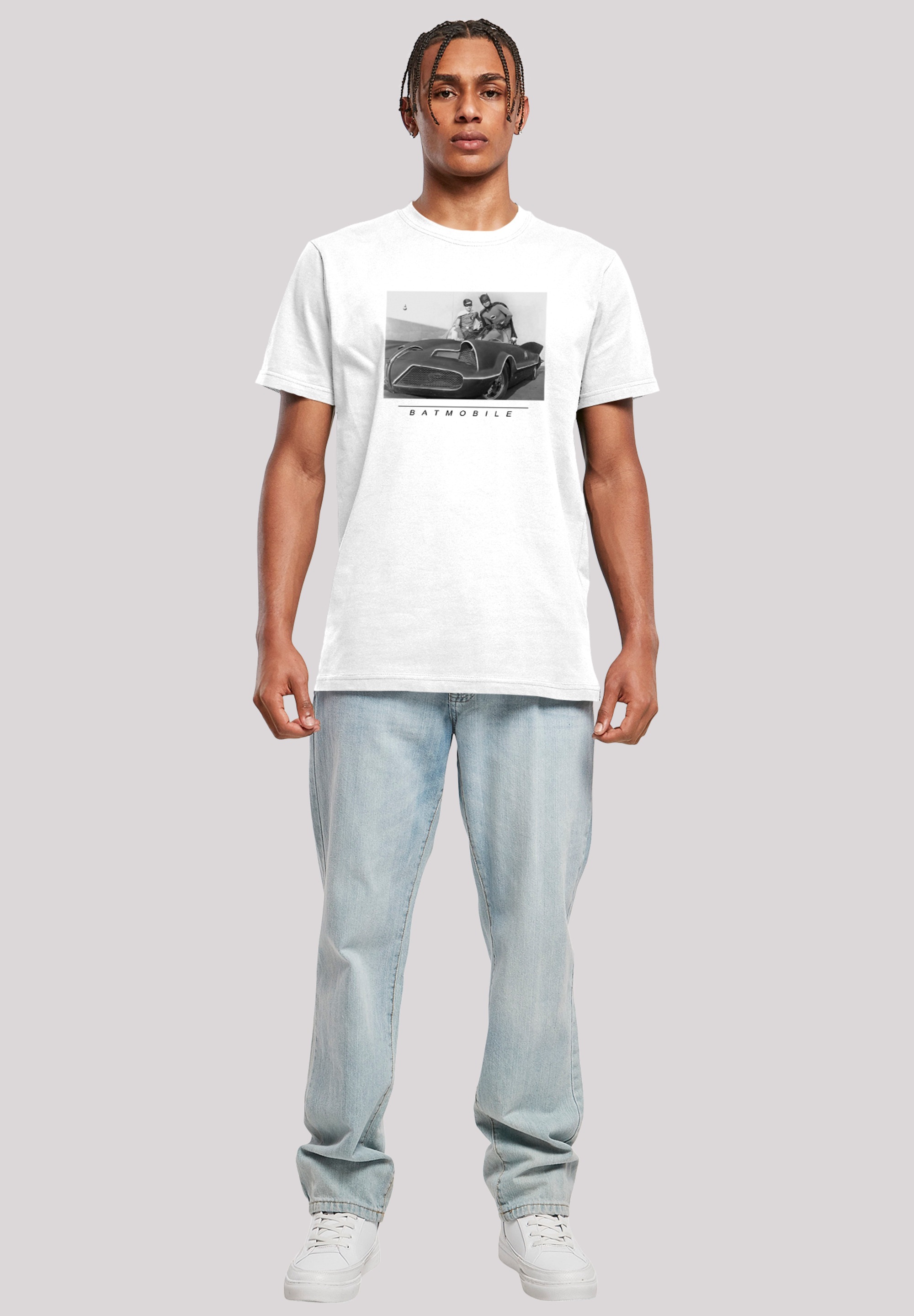 F4NT4STIC T-Shirt »DC Comics Superhelden Batman TV Serie Batmobile«, Print
