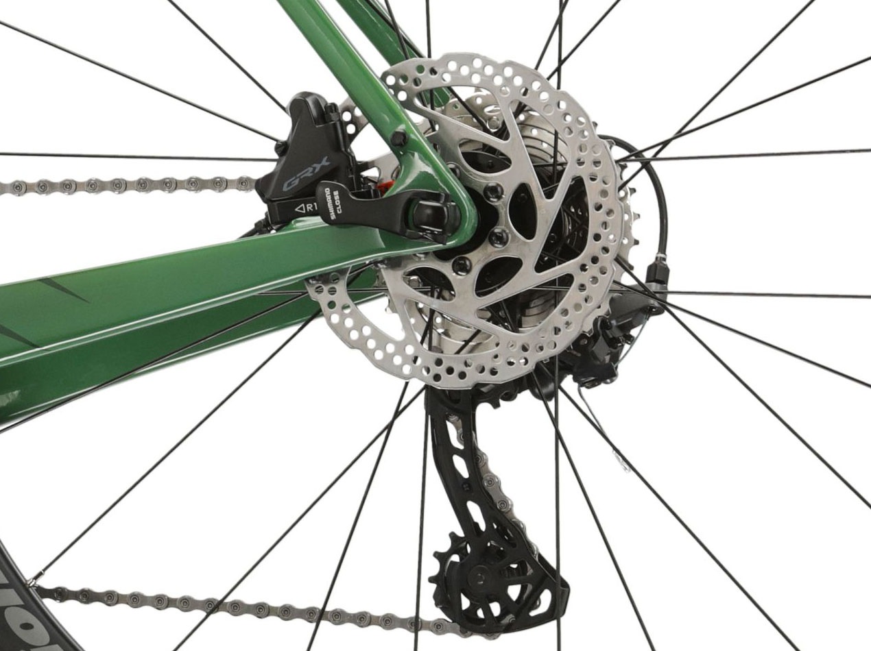 Kross Gravelbike »KROSS Gravelbike Esker 8.0 28" grün«, 22 Gang, Shimano, GRX RX810 Schaltwerk, Kettenschaltung