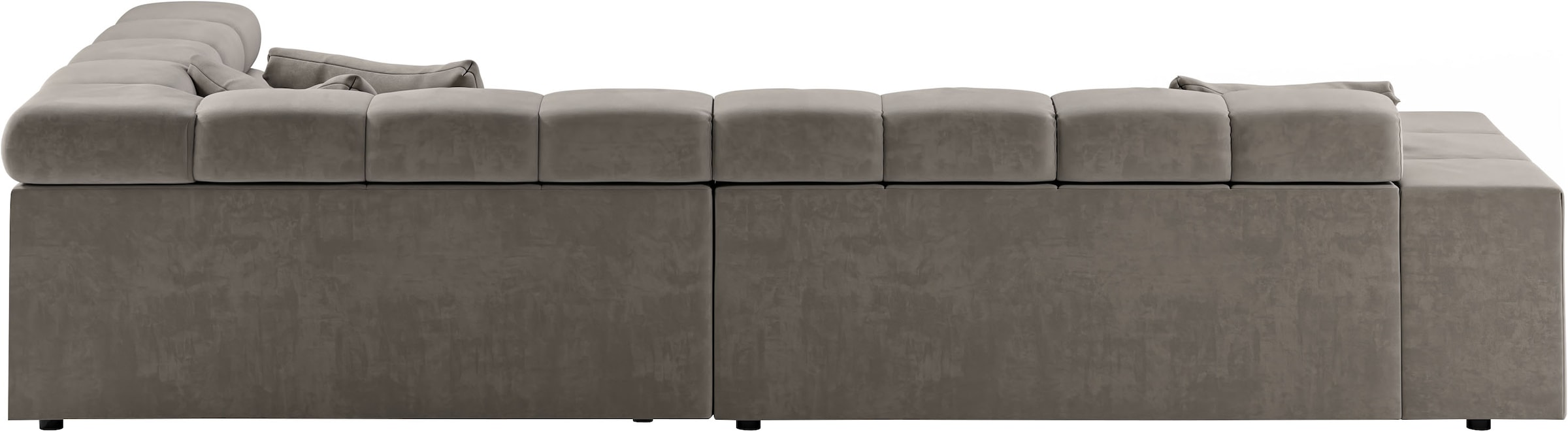 INOSIGN Ecksofa »Ancona incl. Kopfteilverstellung, OTTOs Choice, Breite 319cm, L-Form«, wahlweise motorische Sitztiefenverstellung, auch in Cord + Easy Care