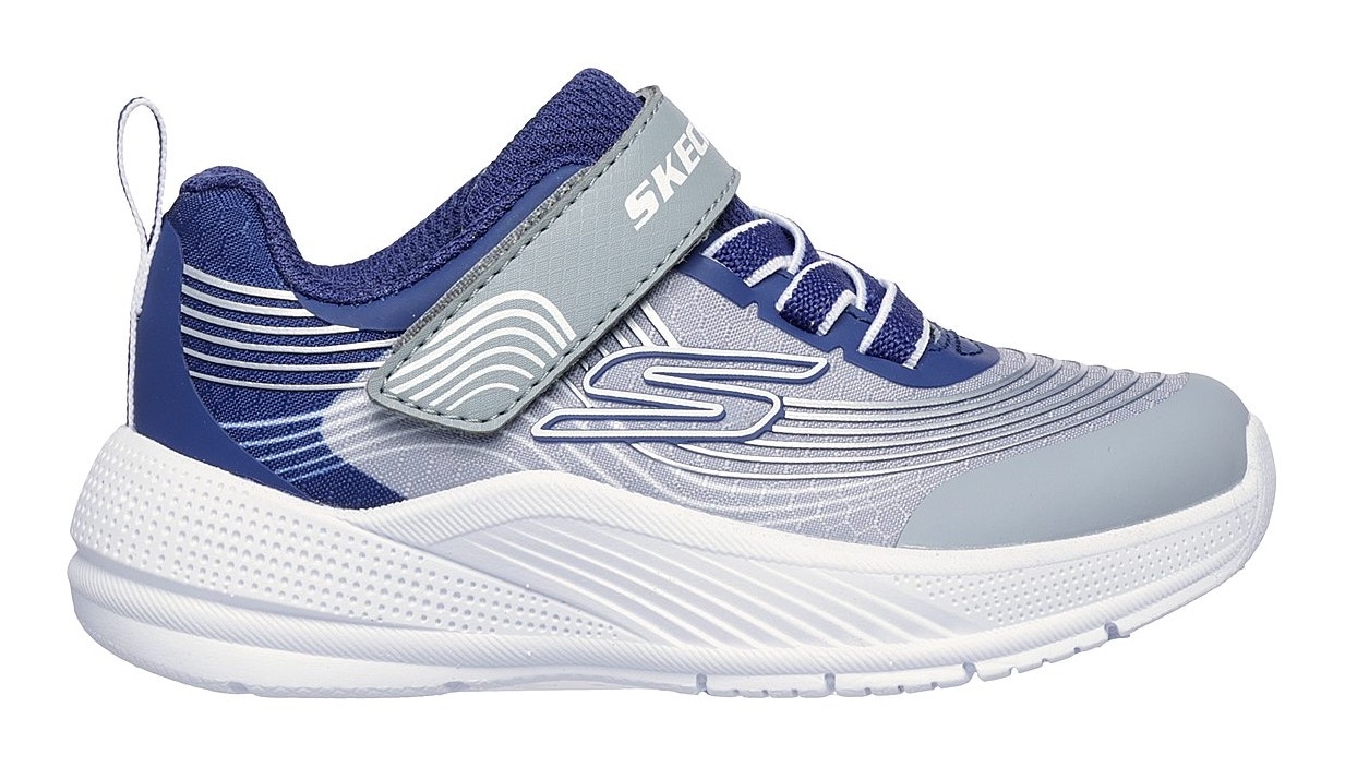 Skechers Sneaker »MICROSPEC ADVANCE«, Babyschuh mit zusätzlichem Gummizug, Größenschablone zum Download