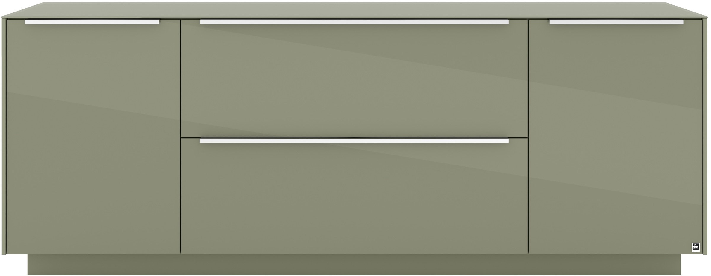 set one by Musterring Lowboard »Reno« 1 Stk. tlg. Mit Sockel in diversen Farben, 71 cm Höhe & Farbauswahl